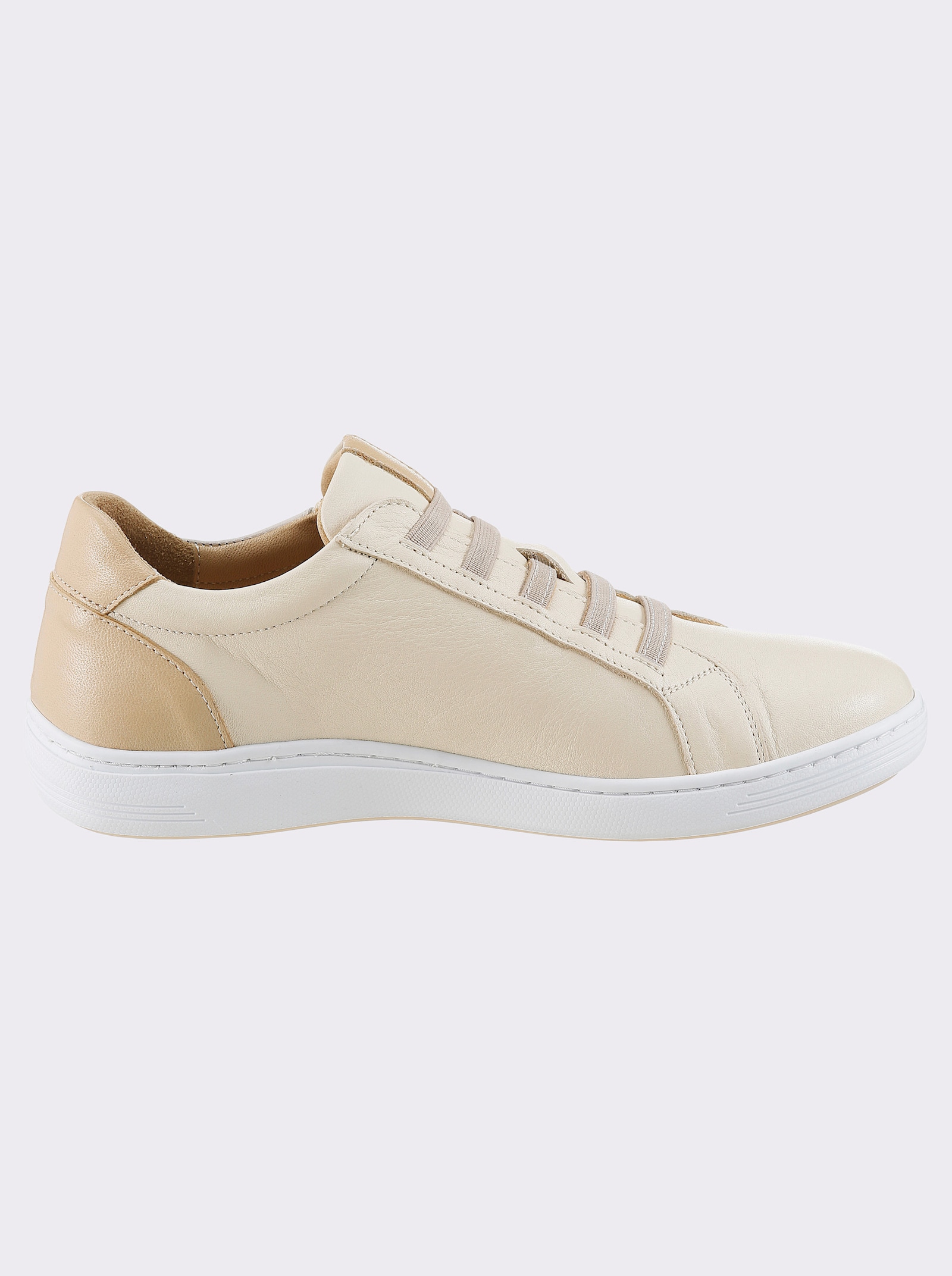 Andrea Conti Sneaker mit Zipper - ecru