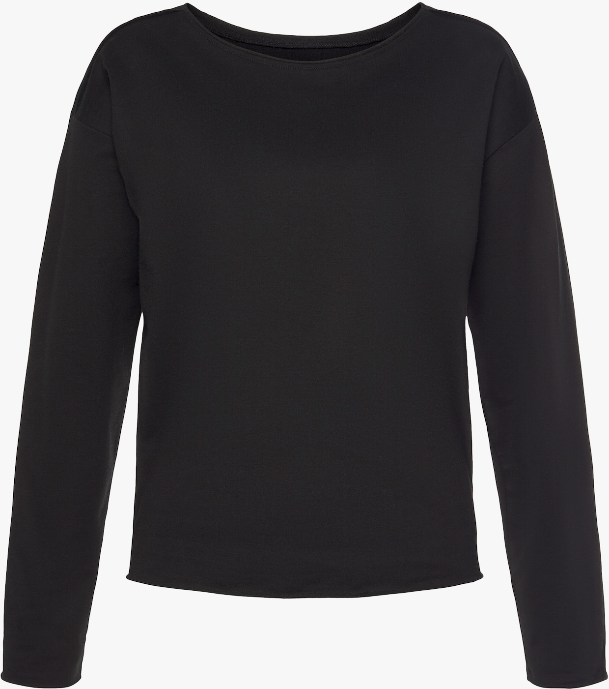 LASCANA Sweatshirt - zwart