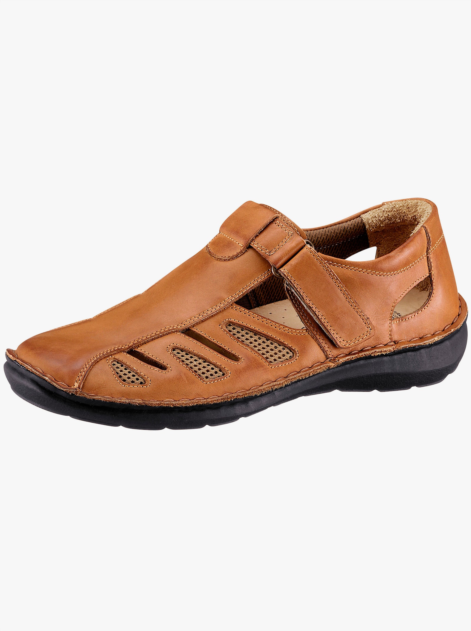airsoft comfort+ Klettschuh mit seitlichen Netzeinsätzen - camel