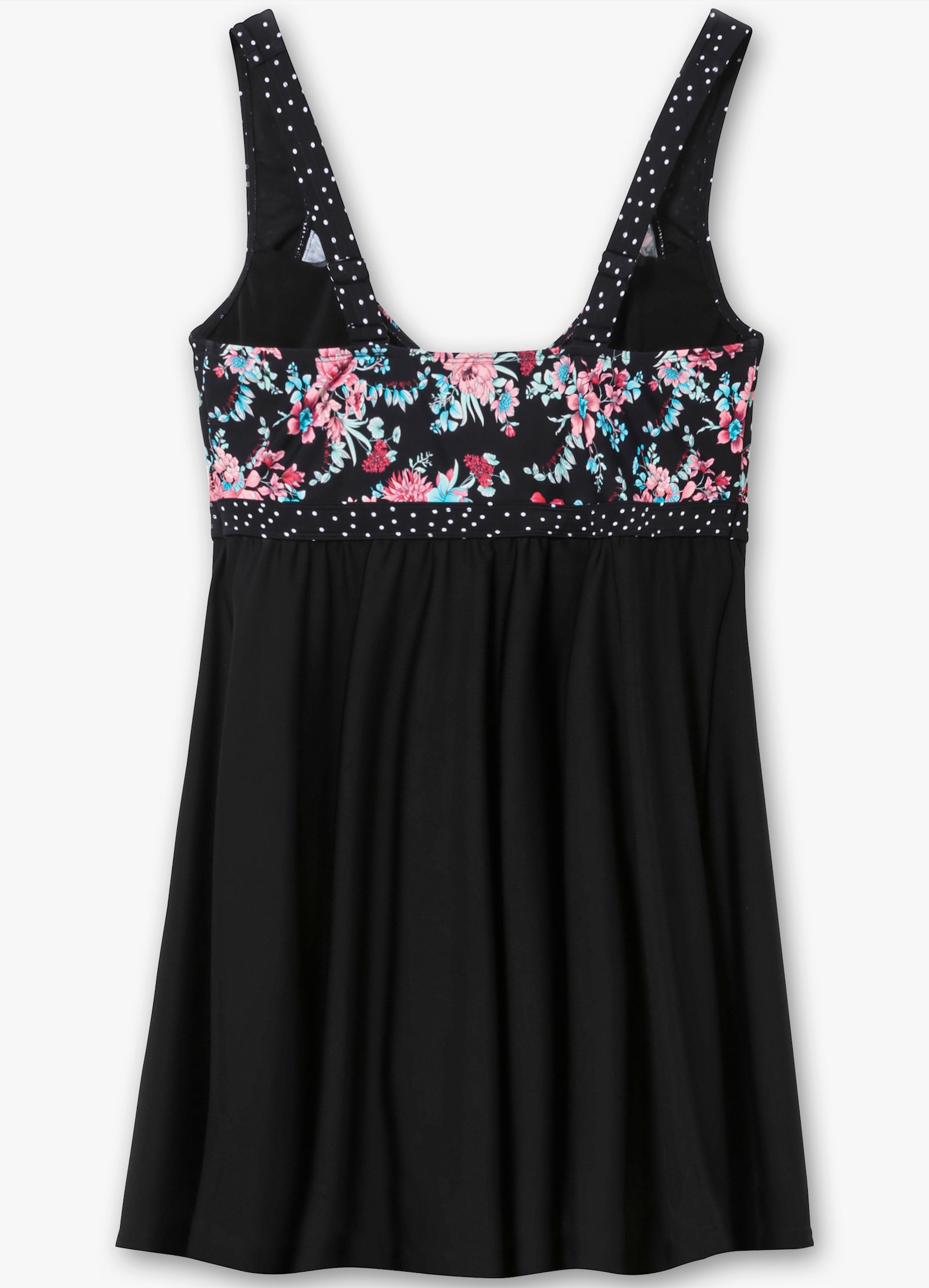 sheego Badekleid mit Mustermix - schwarz-bedruckt