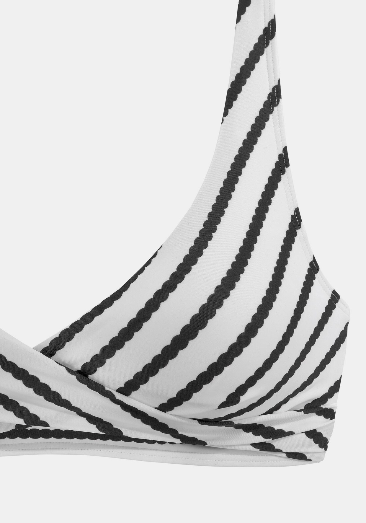 LASCANA Triangel-Bikini - schwarz-weiß