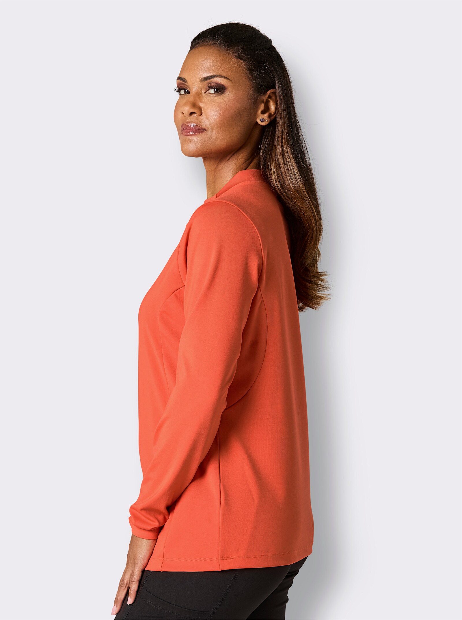 Catamaran Sports Funktionsshirt mit Daumenloch - orange