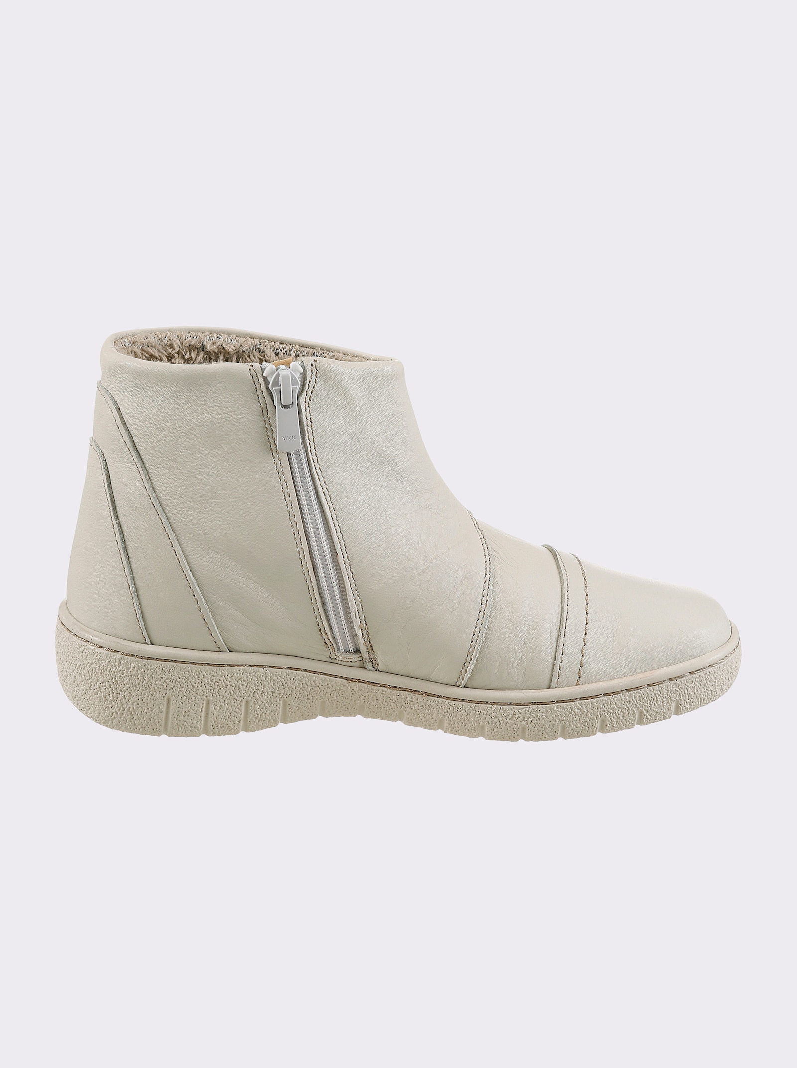 airsoft modern+ Stiefelette mit Innenfutter - champagner