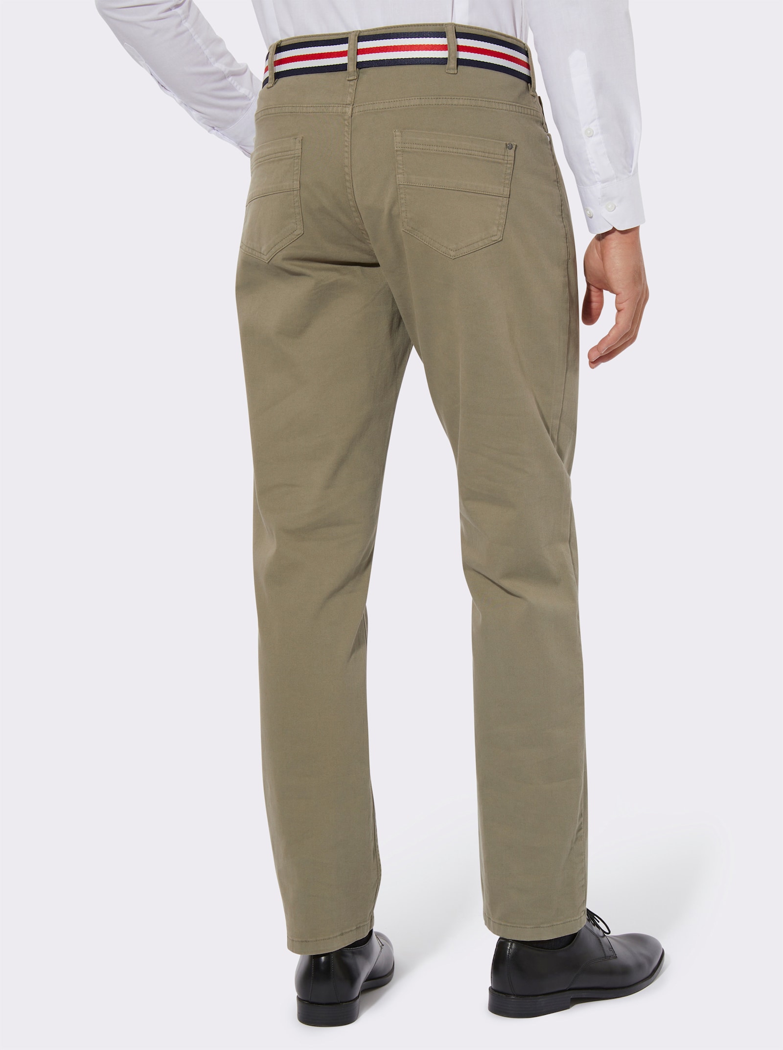 5-pocketjeans van twill - kaki