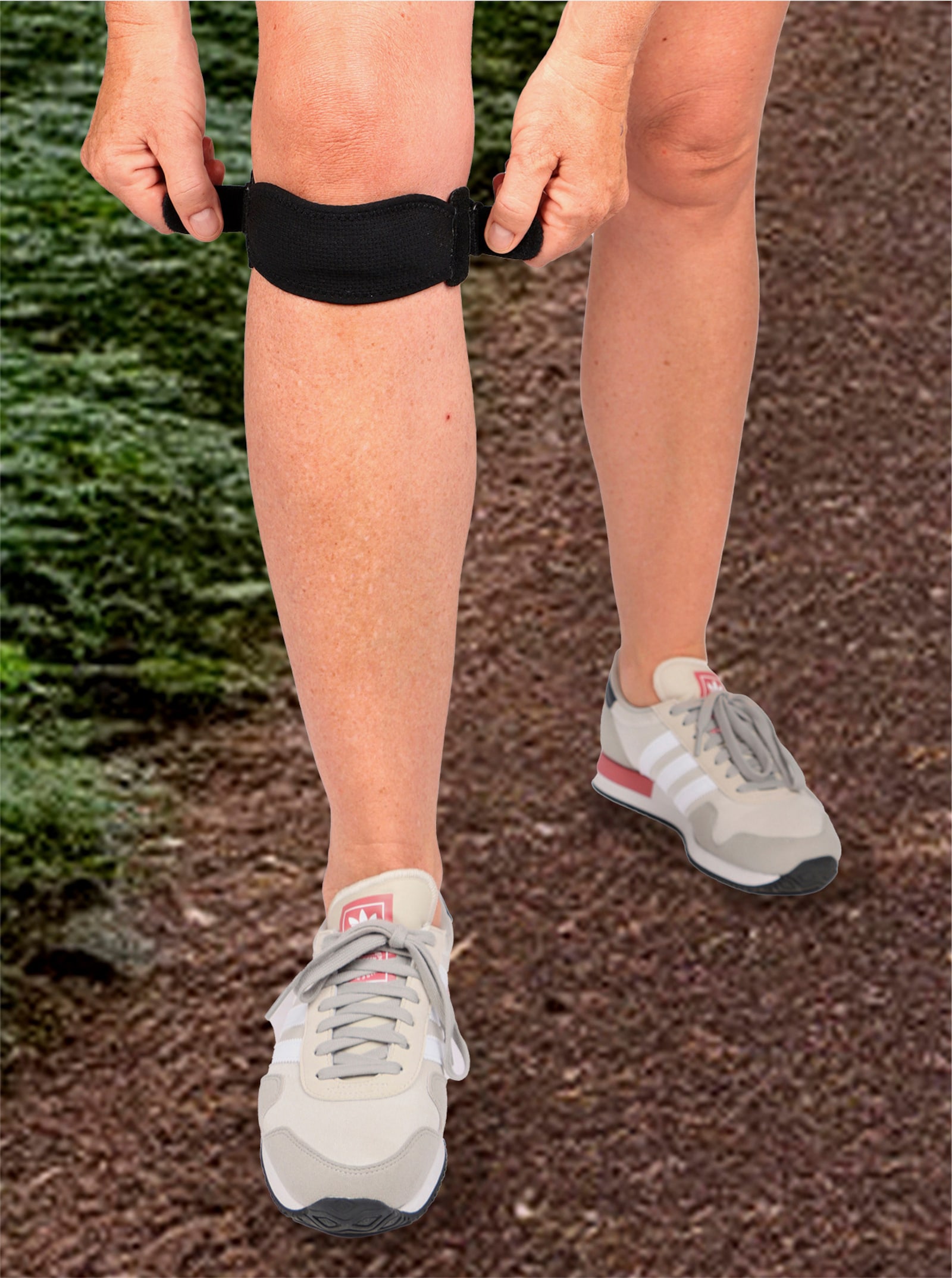 Kniebandage - schwarz