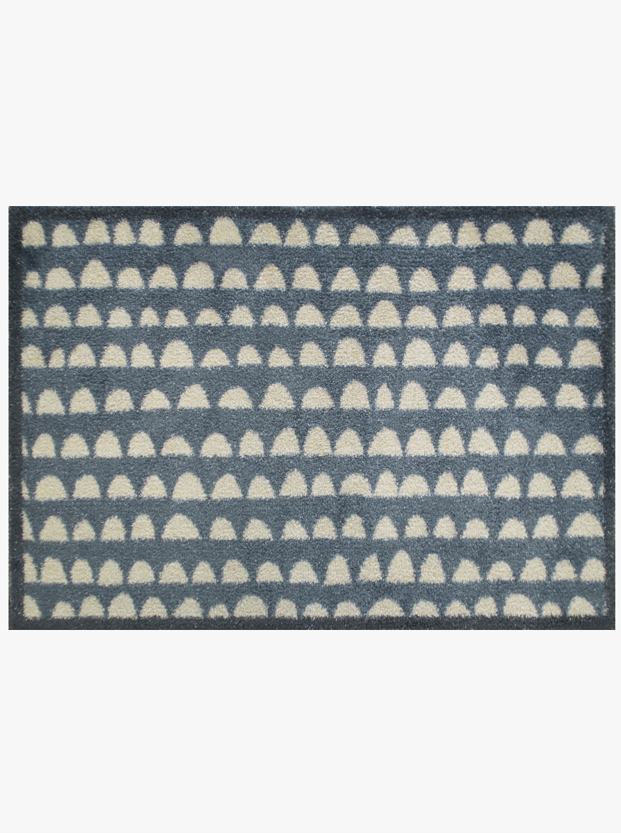 Turtle Mat Fußmatte - grau-ecru