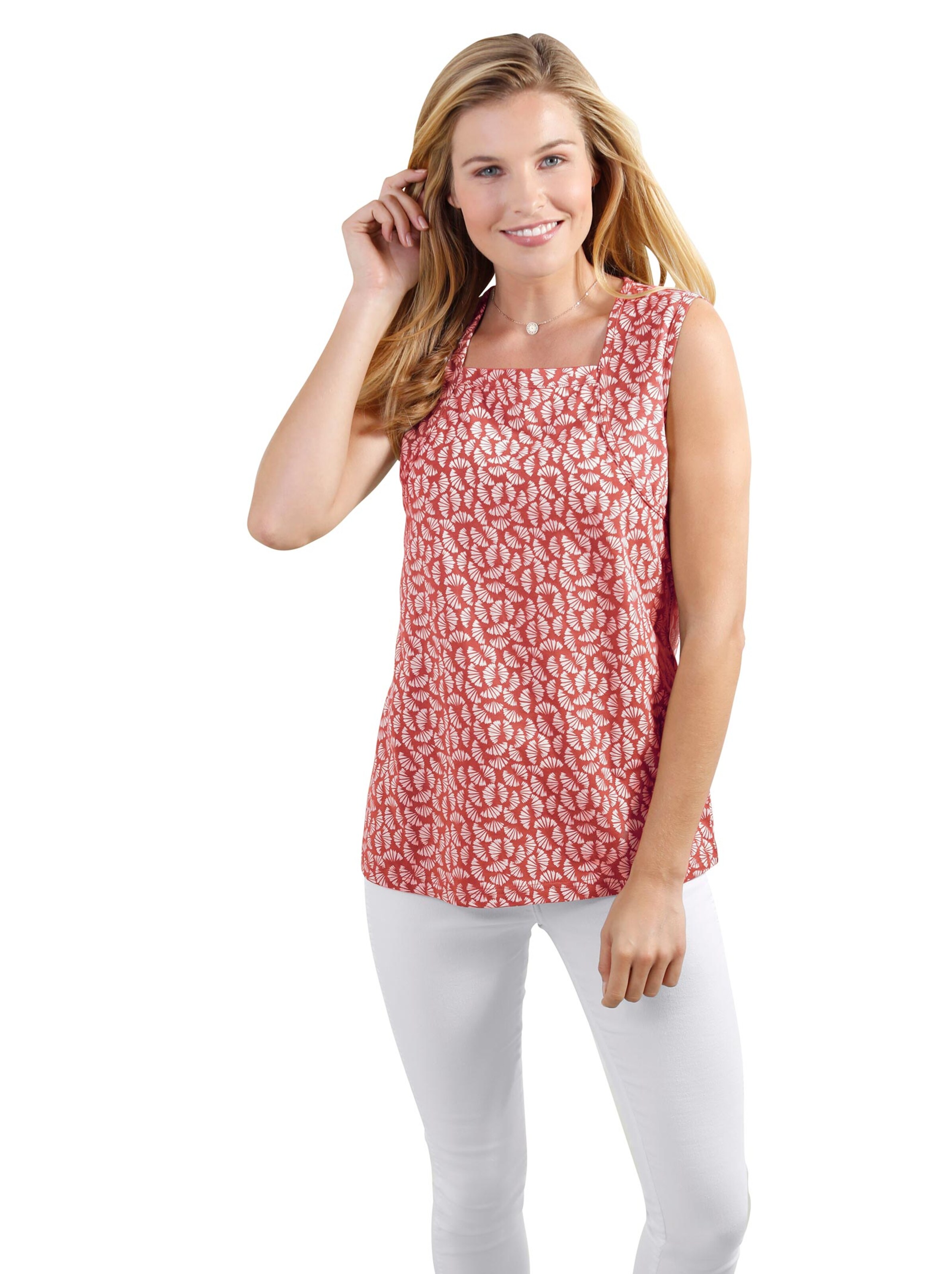 Shirttop - terra-gemustert