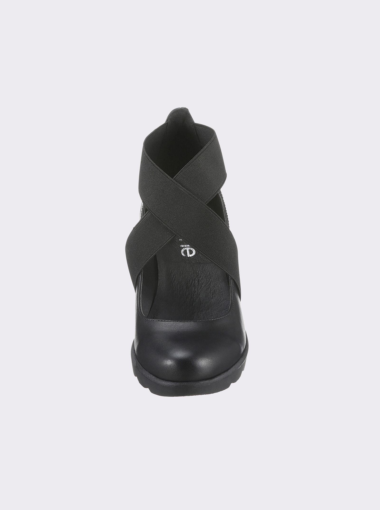 heine Pumps met sleehak - zwart