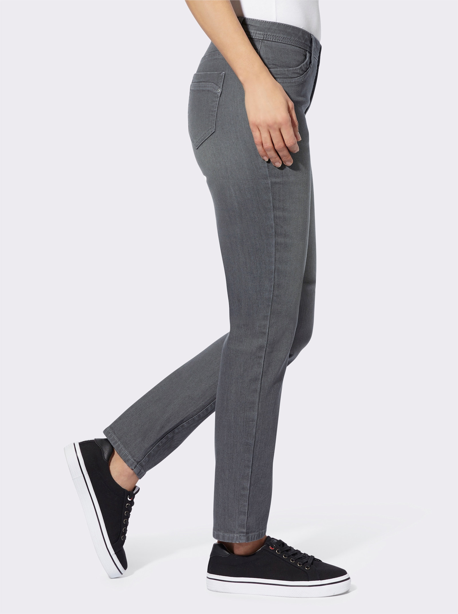 Thermojeans mit weich angerauter Innenseite - stone-grey-denim