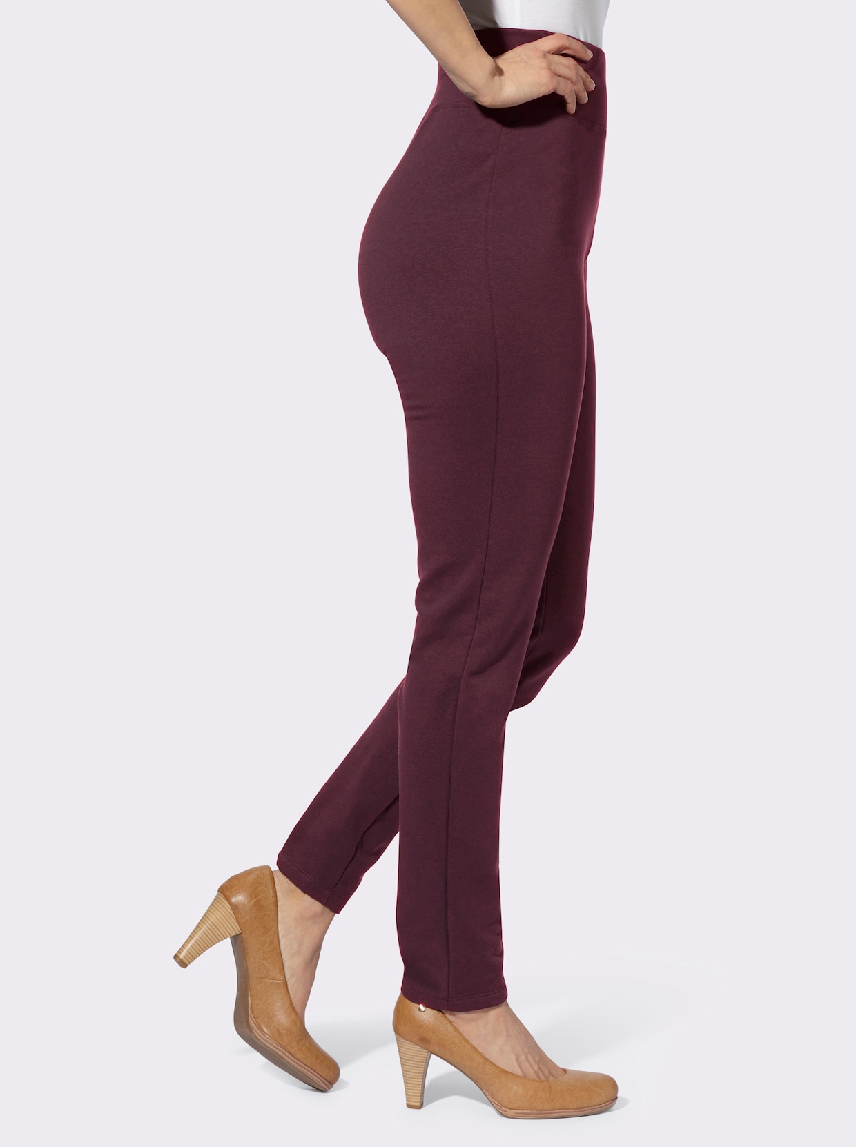 Sweatleggings - burgund