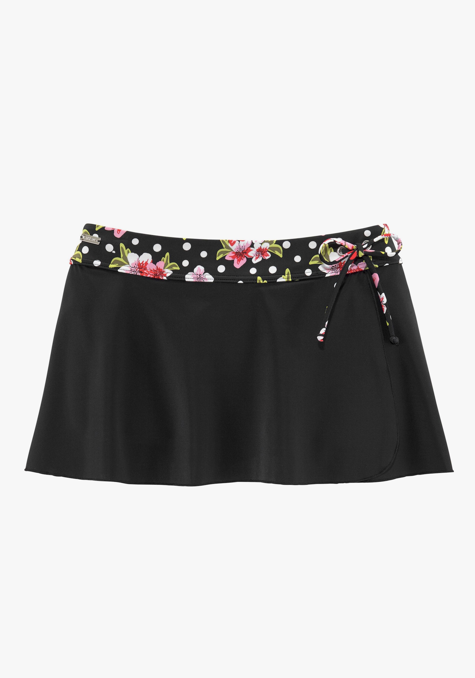 LASCANA Bade-Rock - schwarz-bedruckt