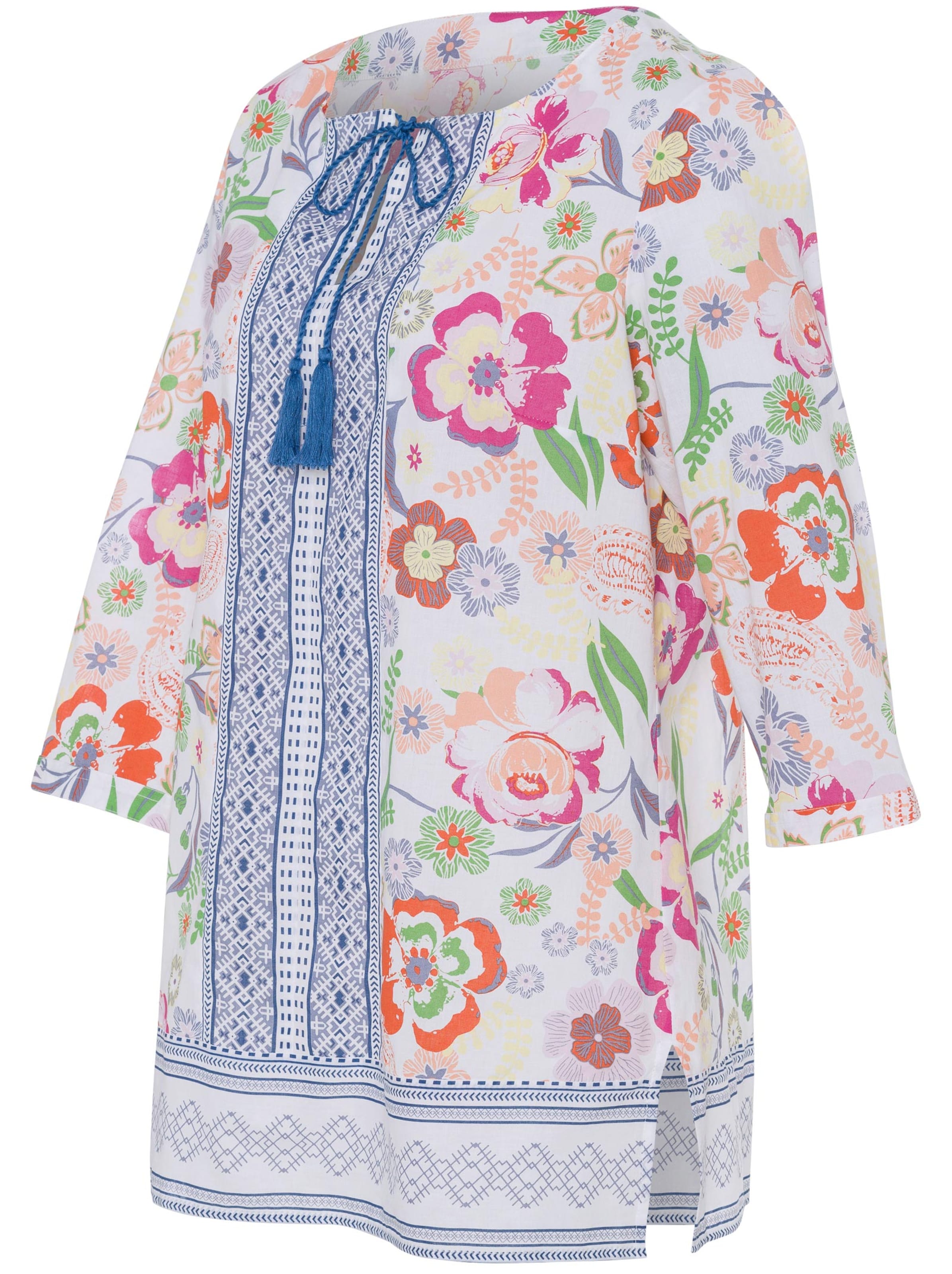 Bluse - weiß-bedruckt