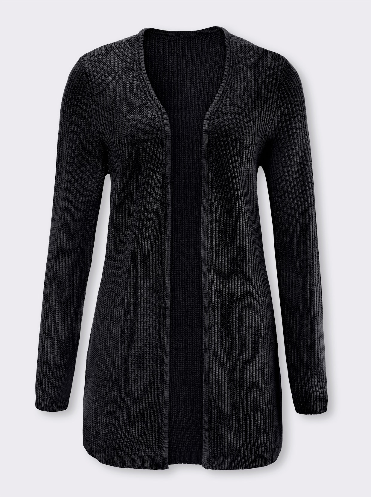 Pletený kabátek - černá