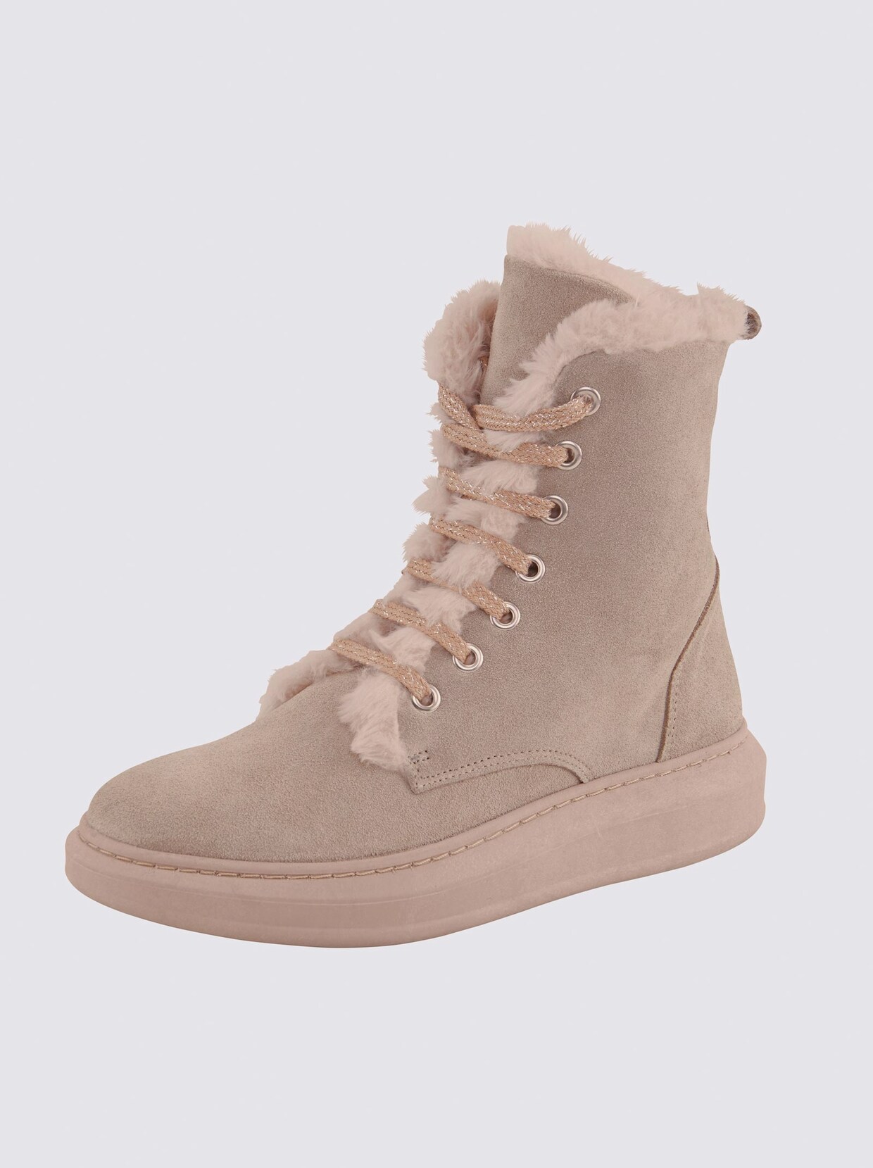 heine Schnürstiefelette - nude-rosé