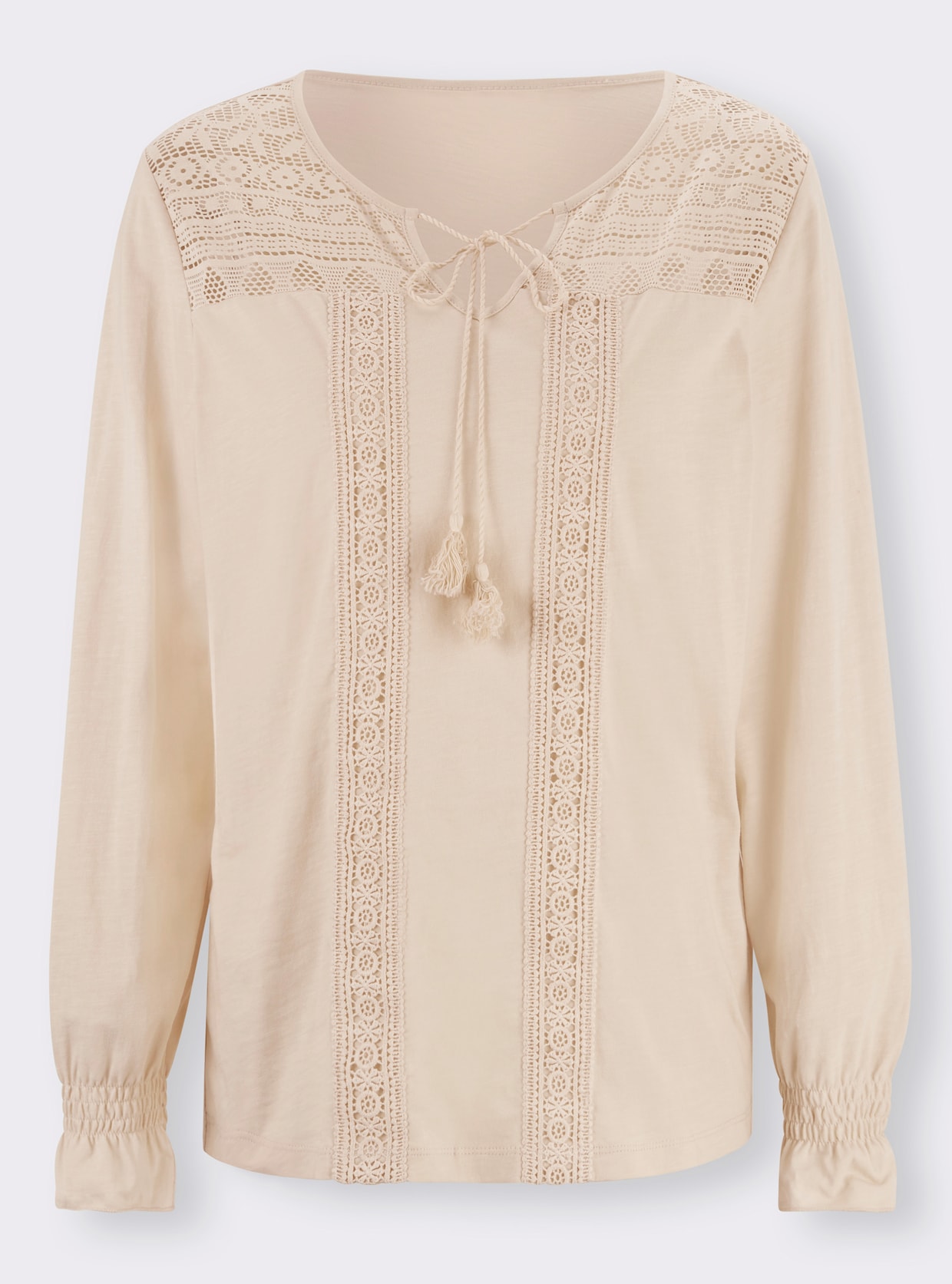 heine T-shirt manches longues - sable