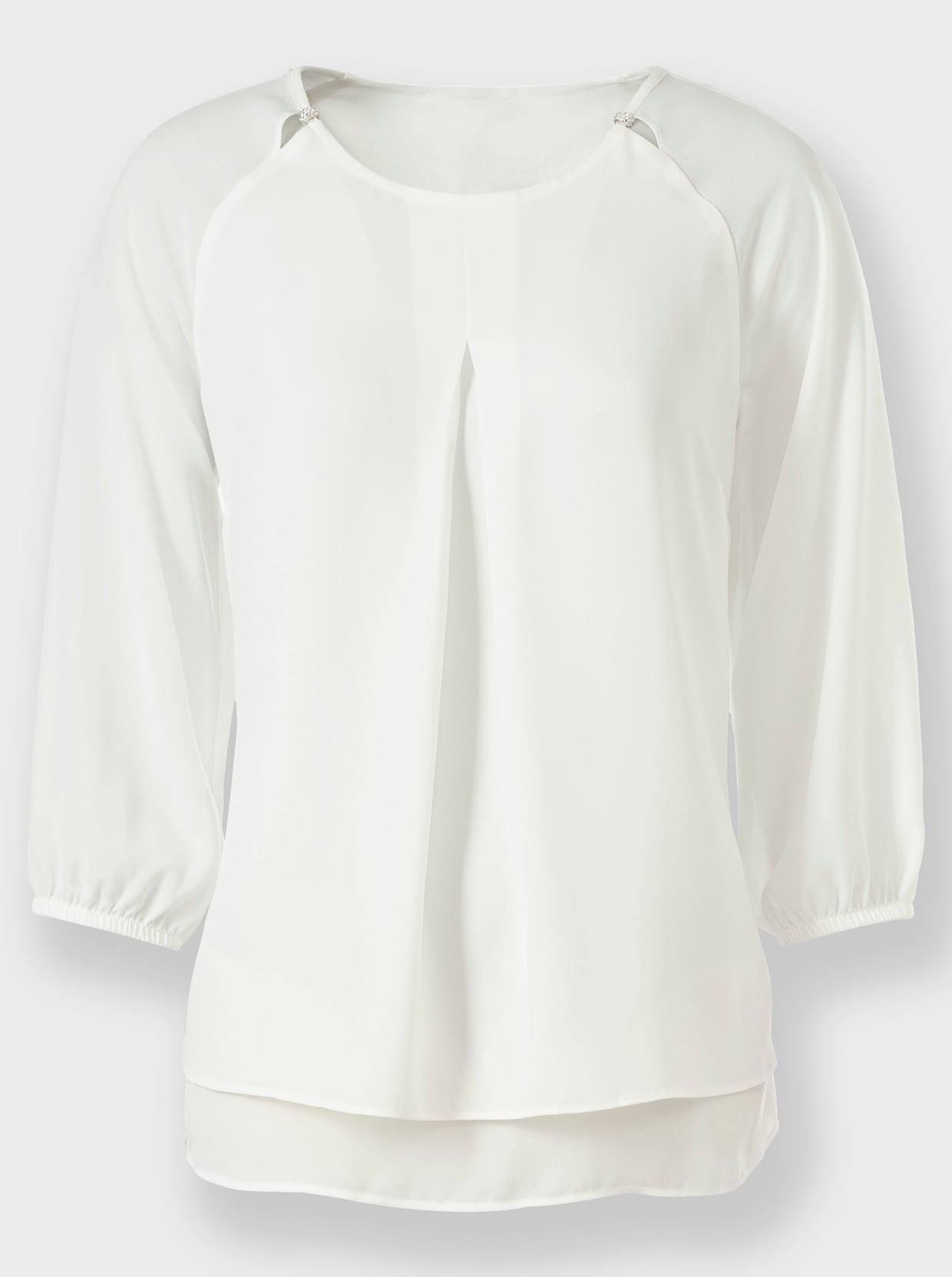 Comfortabele blouse - ecru