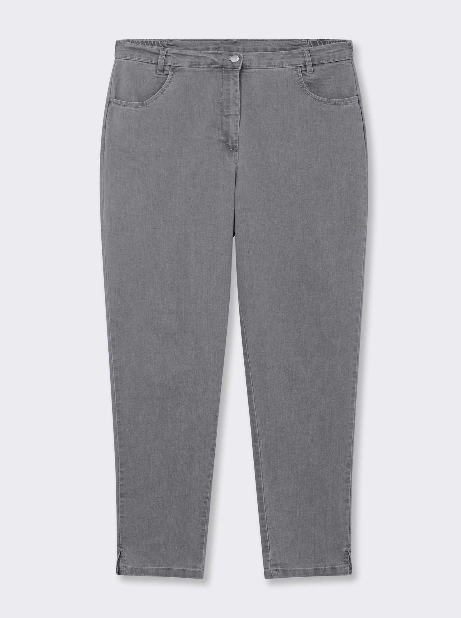 Jeans mit Stretch-Anteil - grey-denim