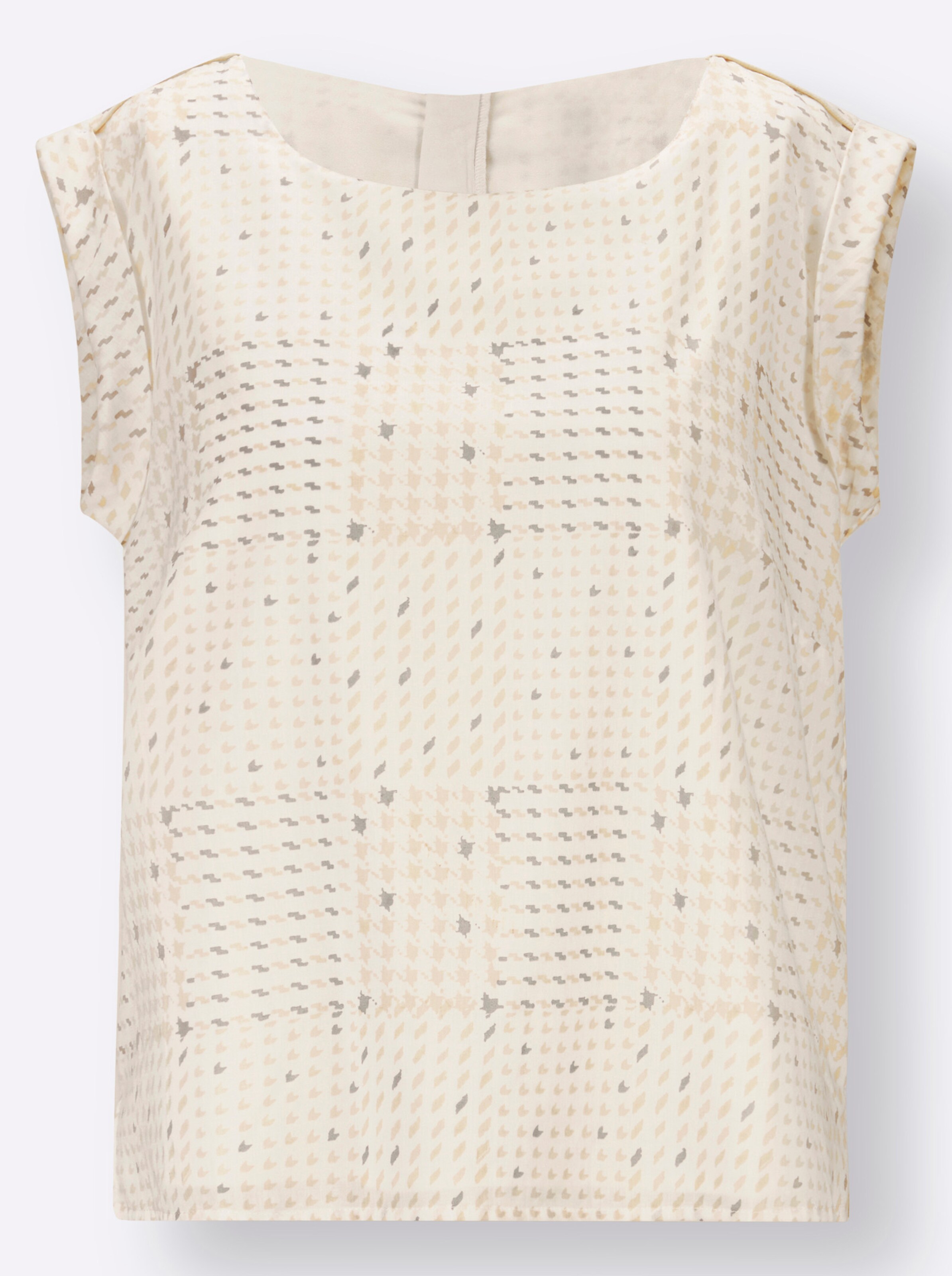 Witt Weiden Damen Blusentop ecru sand gemustert  - Onlineshop Witt Weiden