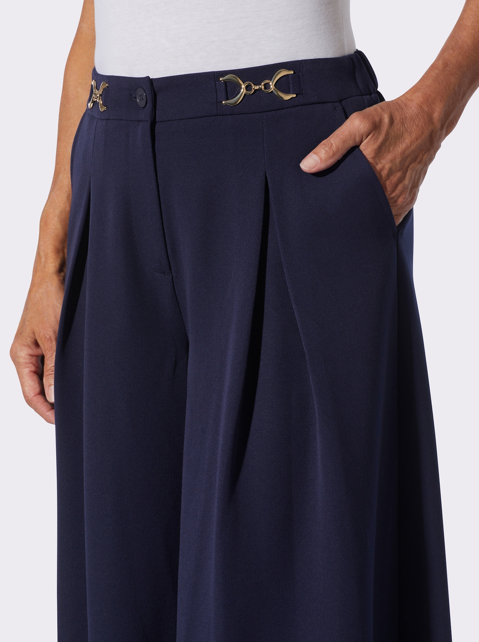 Culotte mit Dehnbund hinten - marine