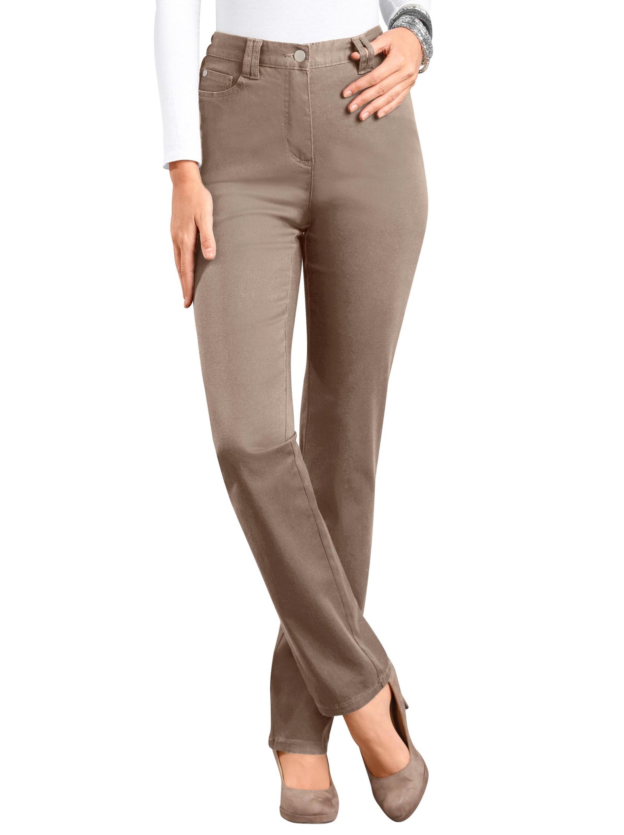 Stretch-Hose - taupe