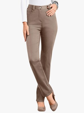 Stretch-Hose - taupe