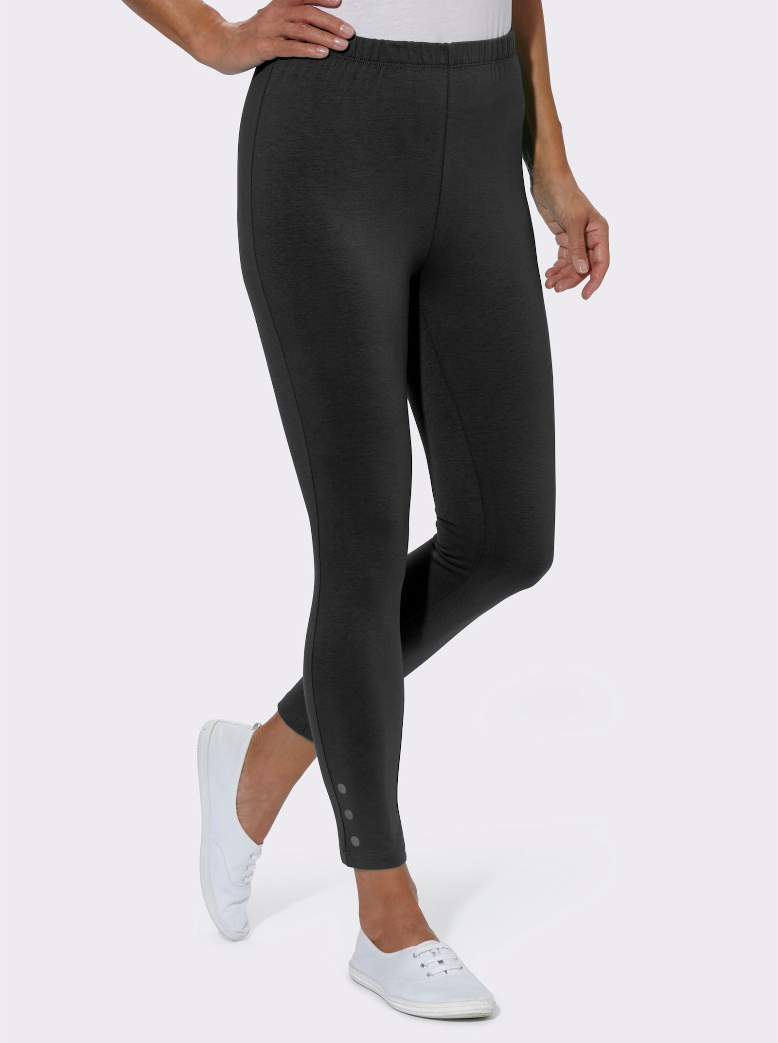 Leggings in Stretch-Qualität - schwarz