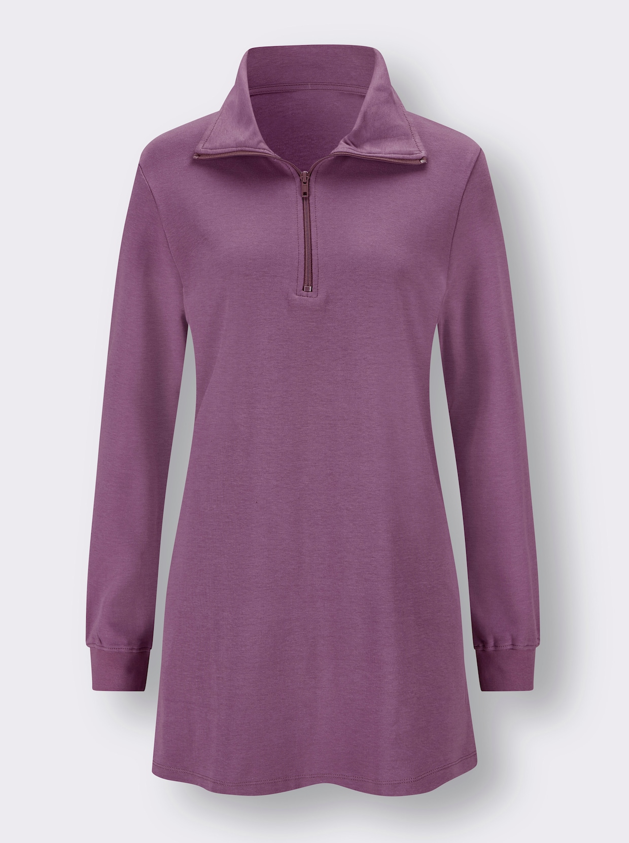 Lång sweatshirt - violett