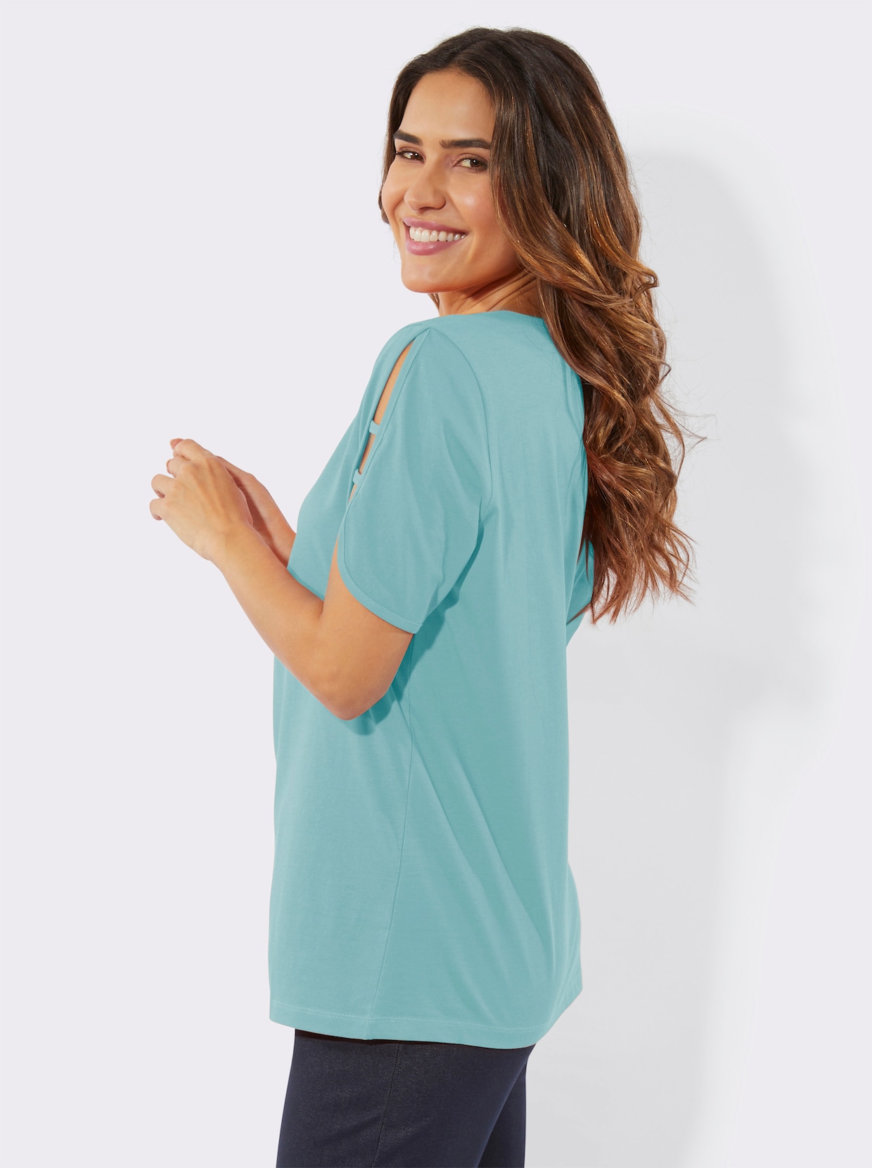 Freizeitshirt - aquamarin