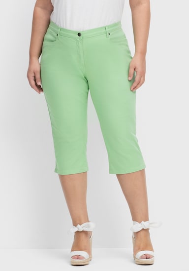 Caprijeans - reseda