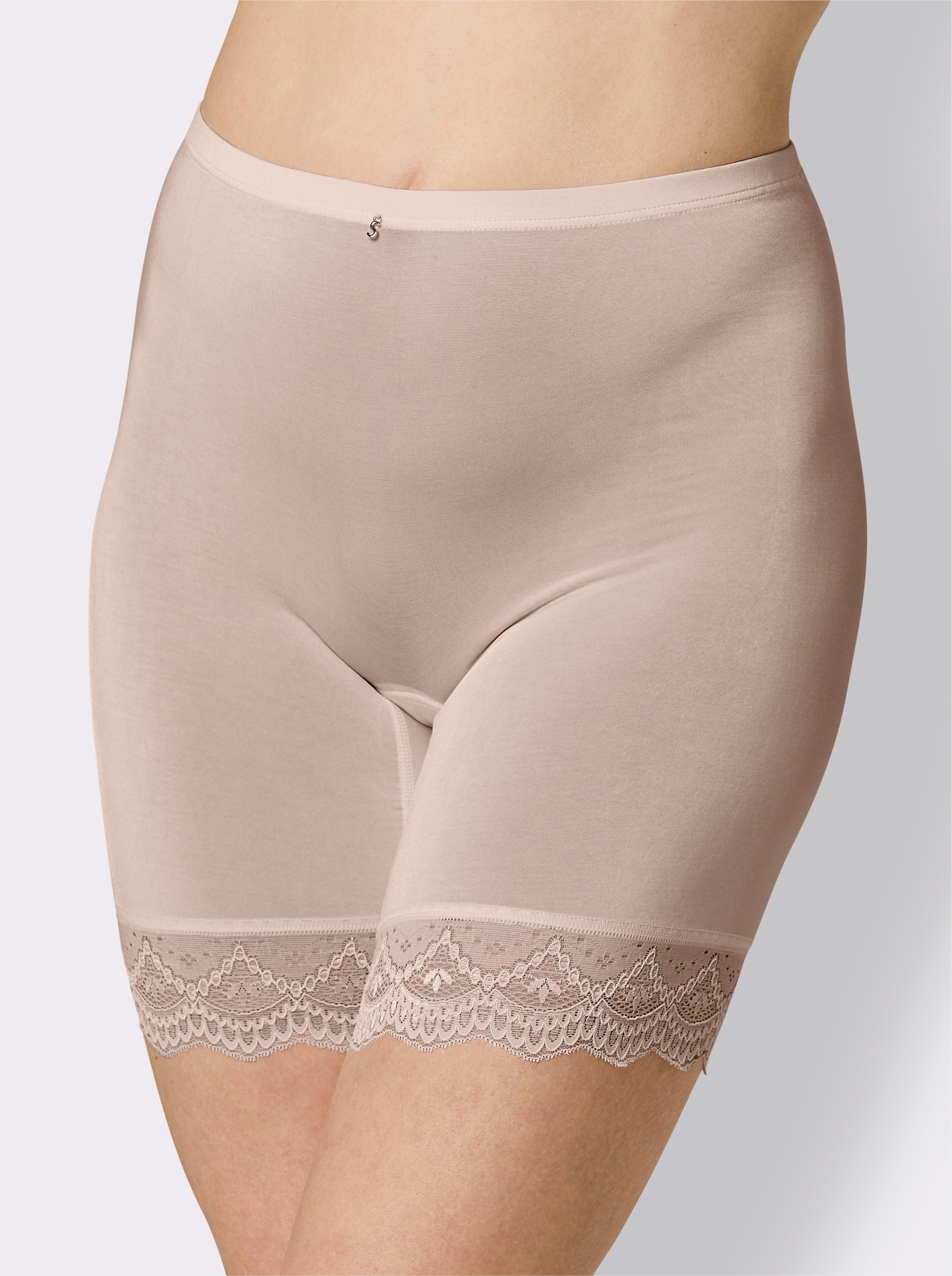 Speidel Longpanty mit Spitze - elfenbein