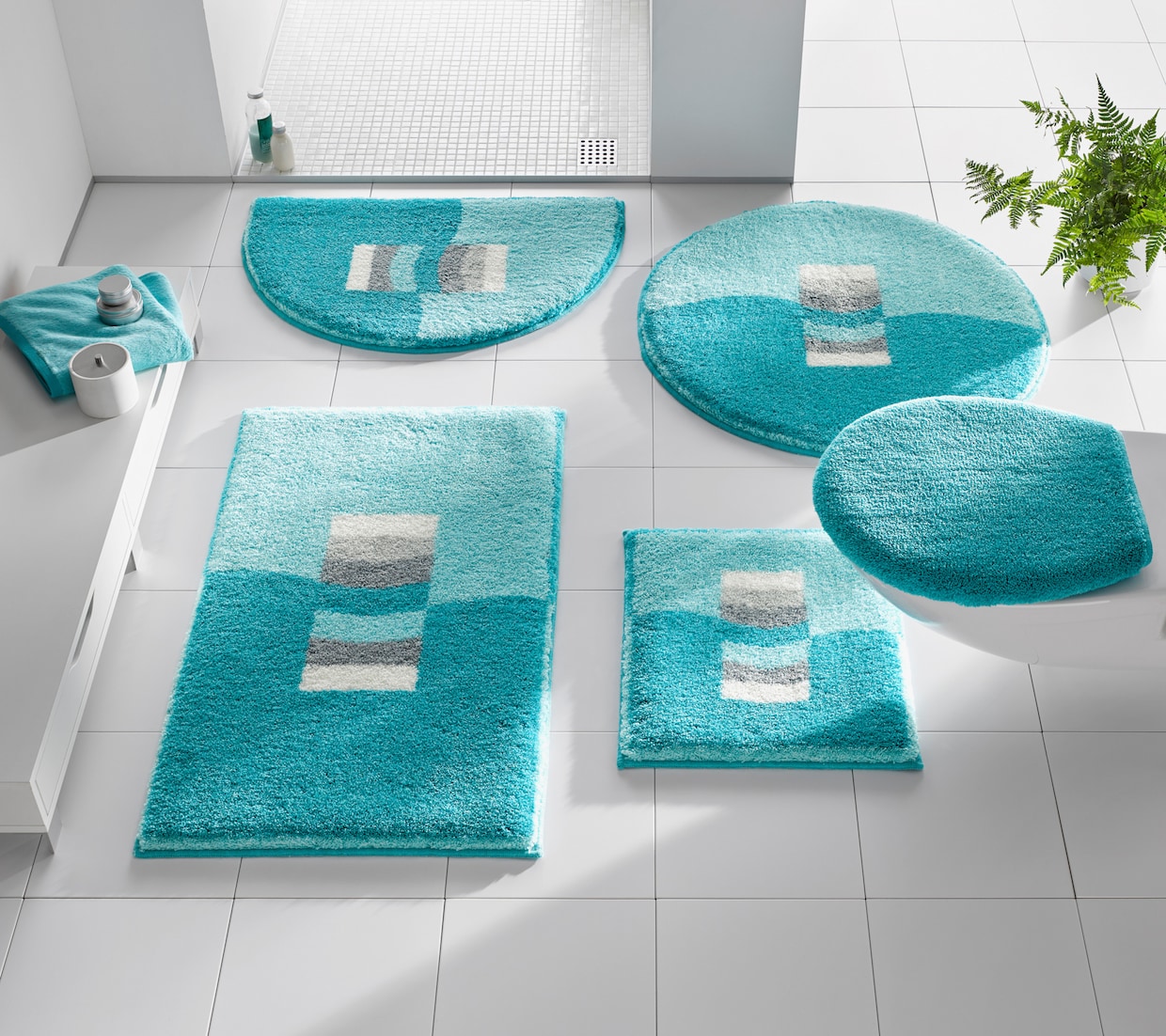Grund Badkamergarnituur - turquoise