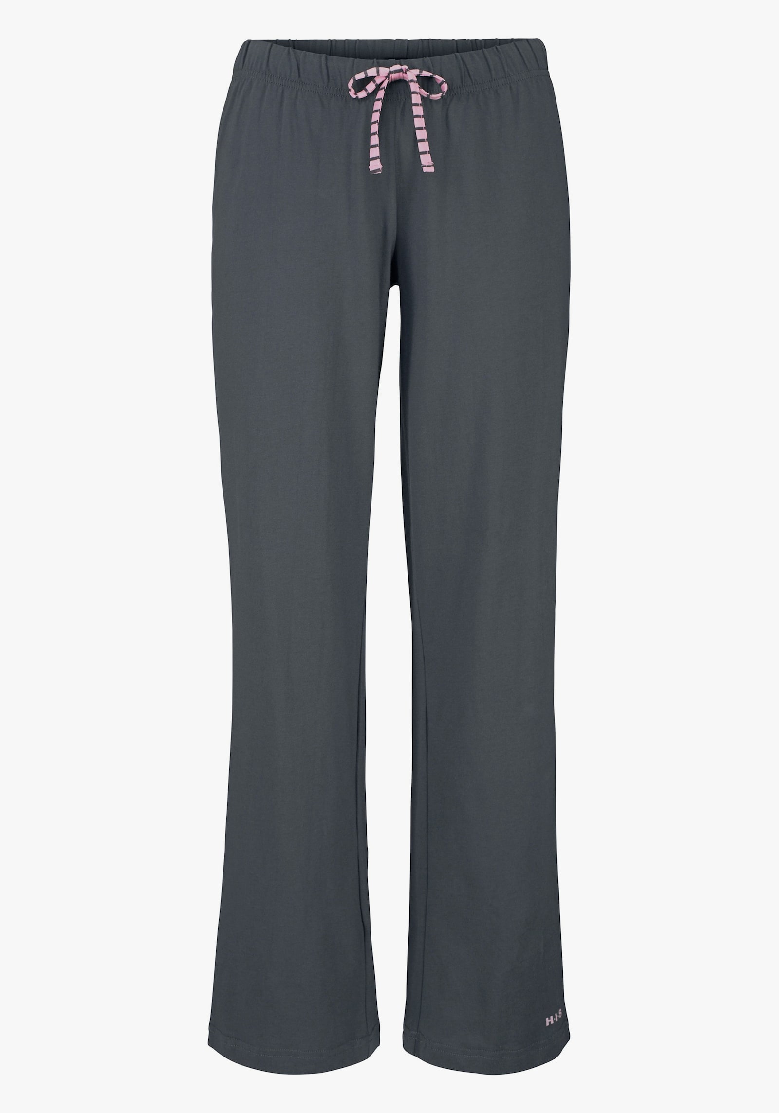 H.I.S Pyjama - rosa-anthrazit
