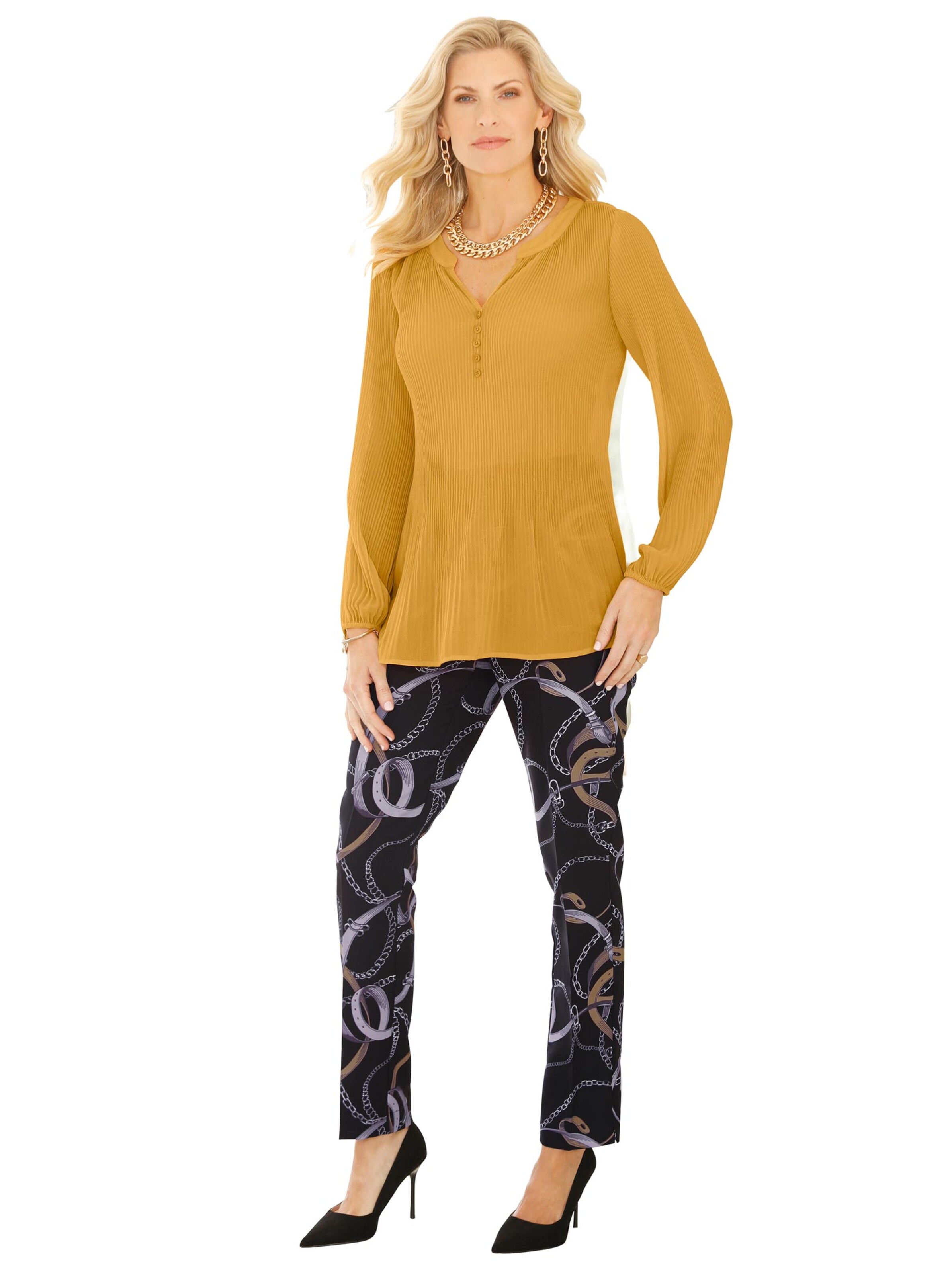 Hose - schwarz-bedruckt