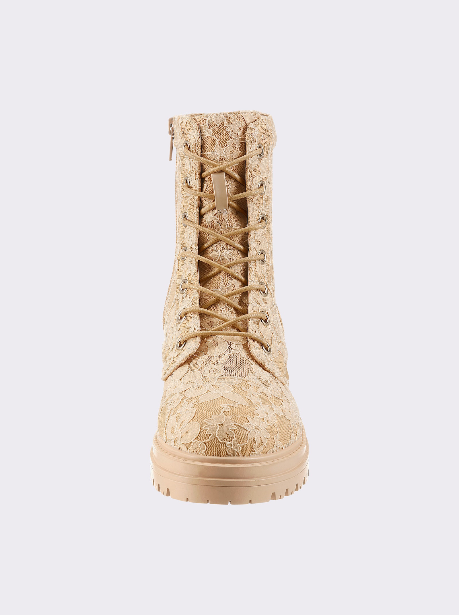 heine Schnürstiefelette - camel