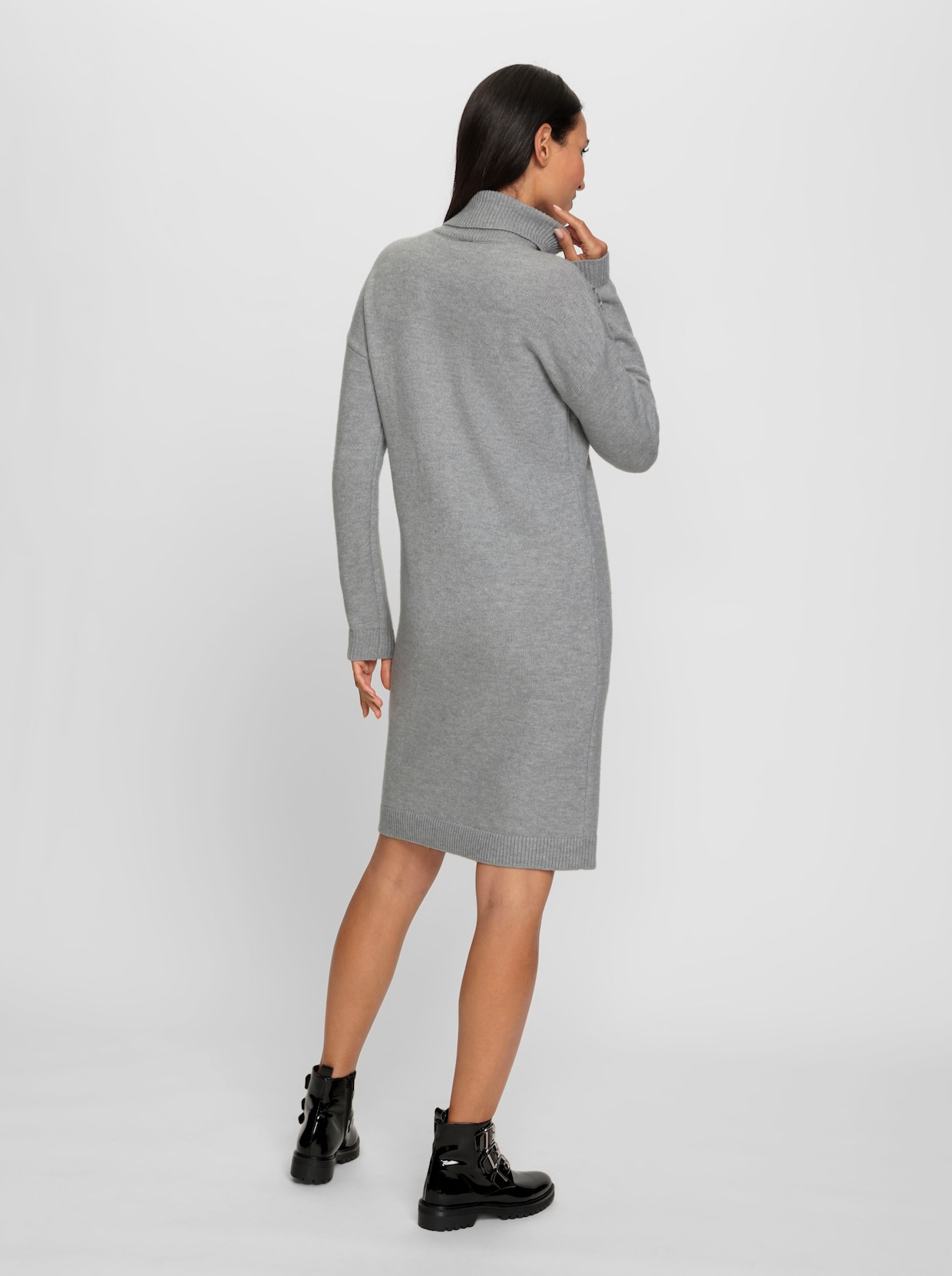 heine Robe en tricot - gris pierre chiné