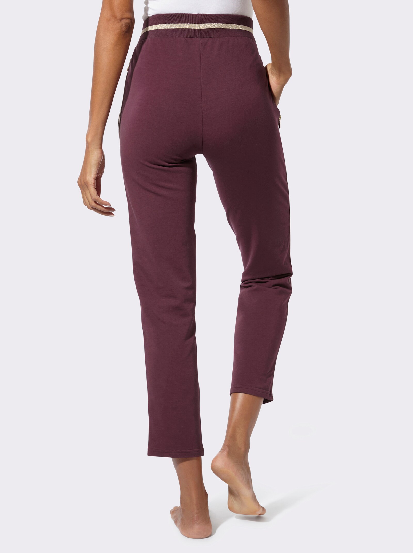 feel good Dehnbund-Hose - burgund