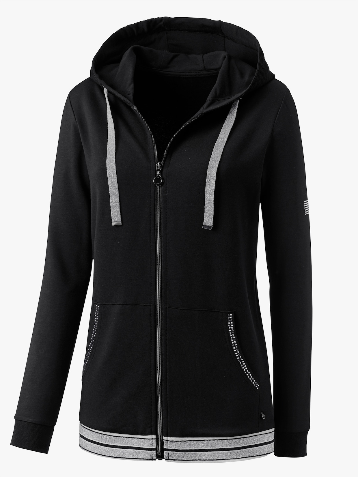 CREATION L PREMIUM Modal-Viskose-Jacke - schwarz