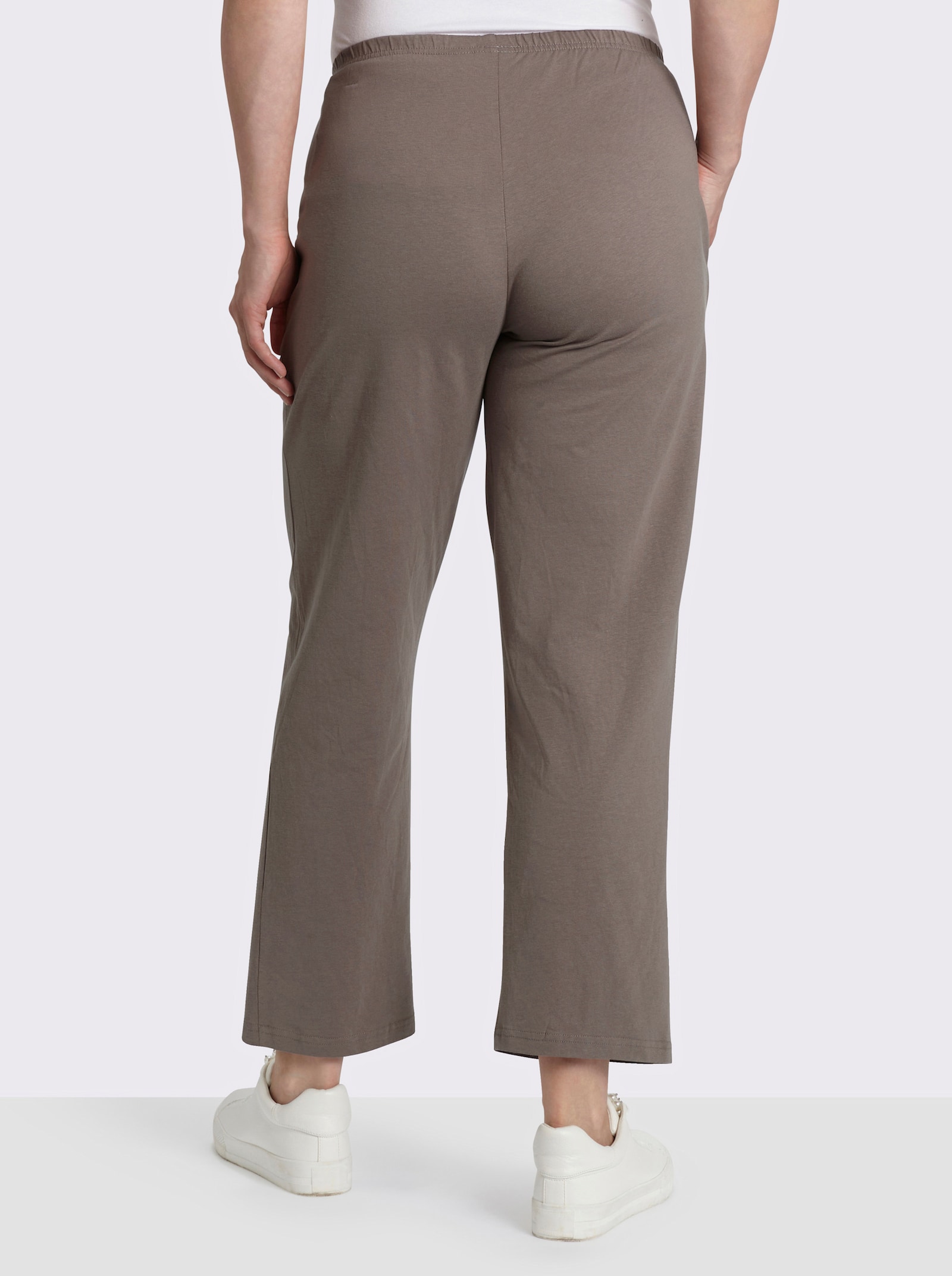Freizeithose - petrol + taupe