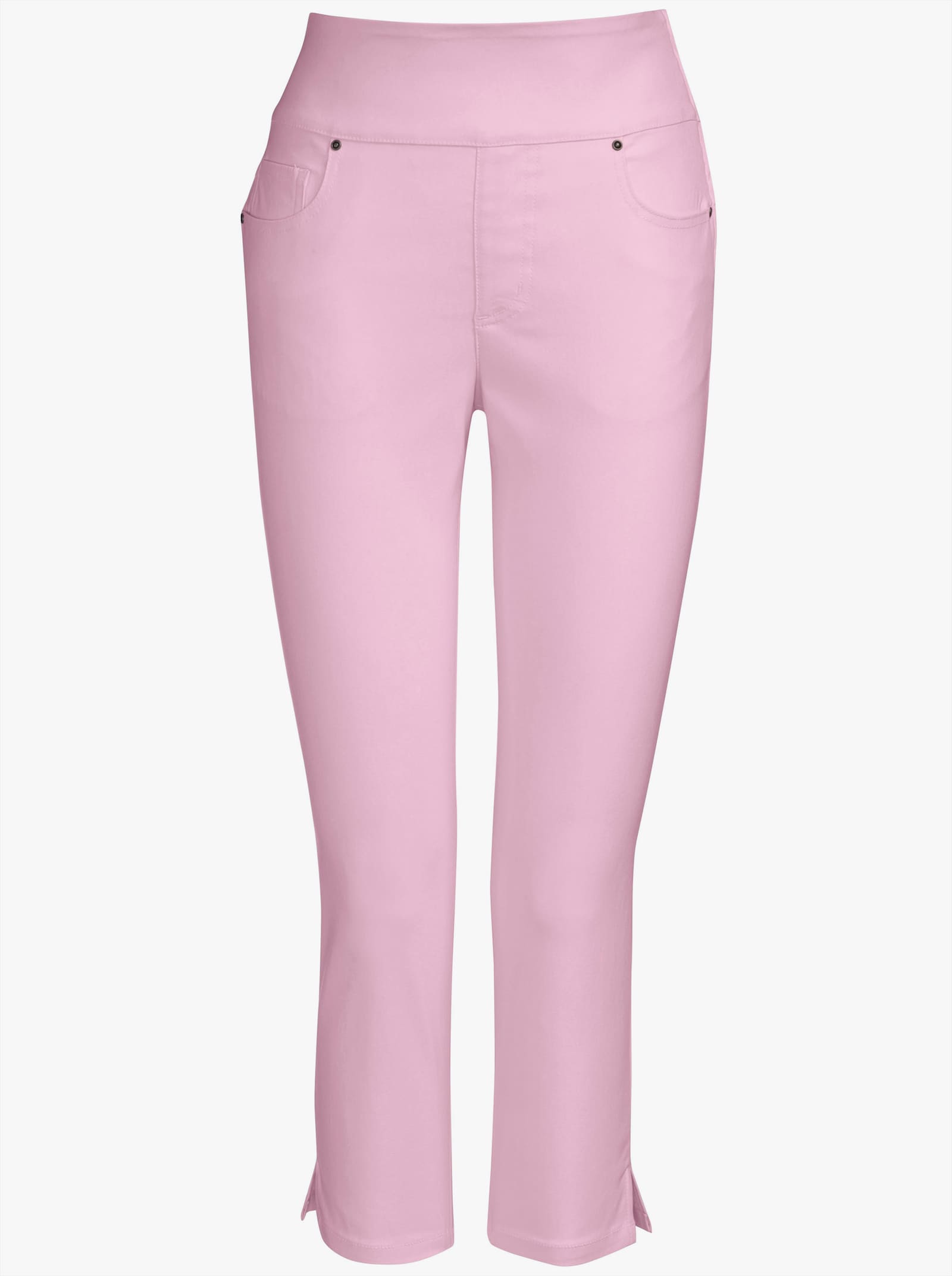 Kuitlange stretchbroek - roze