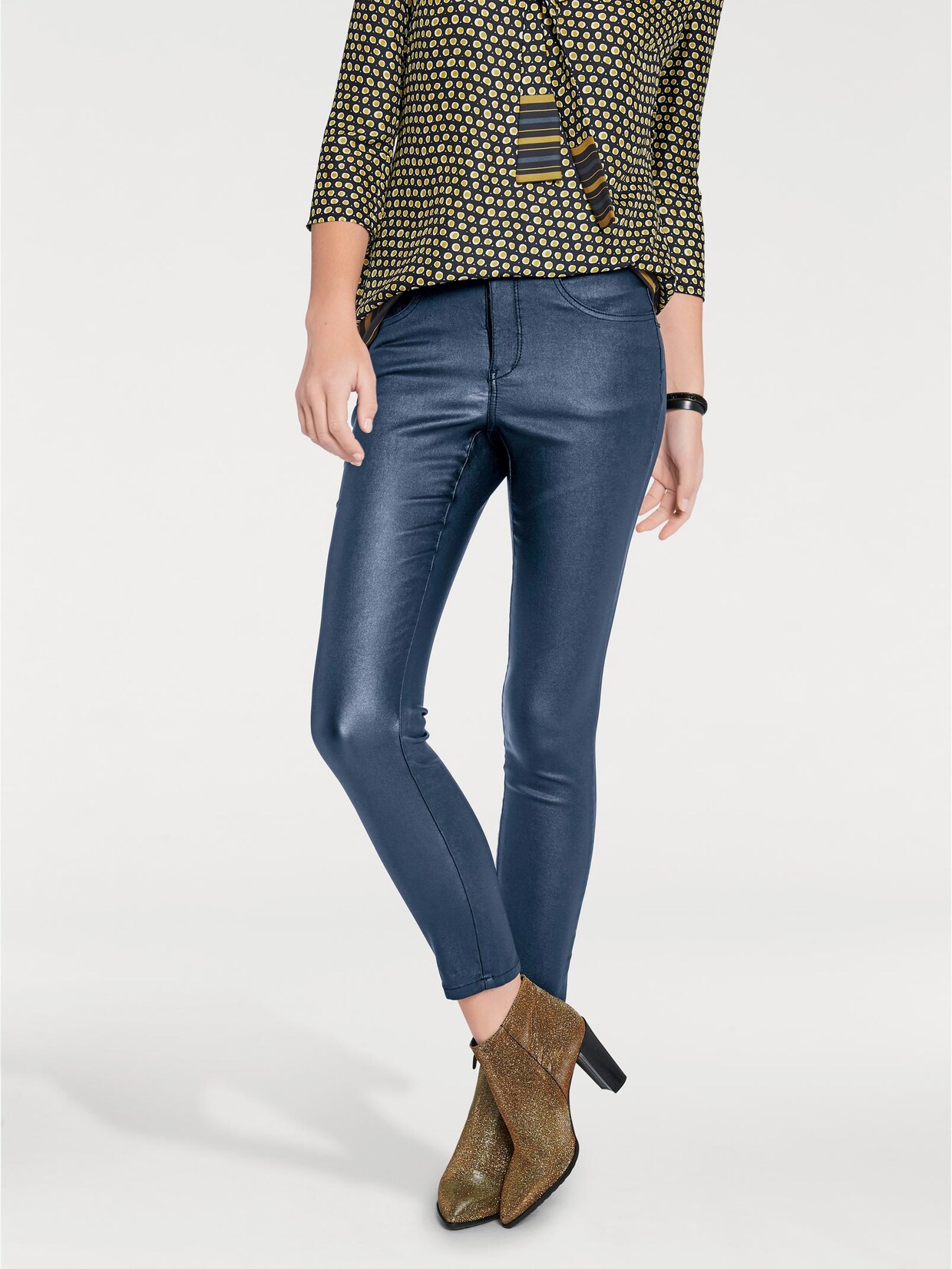 Ashley Brooke Bauchweg-Hose - marine
