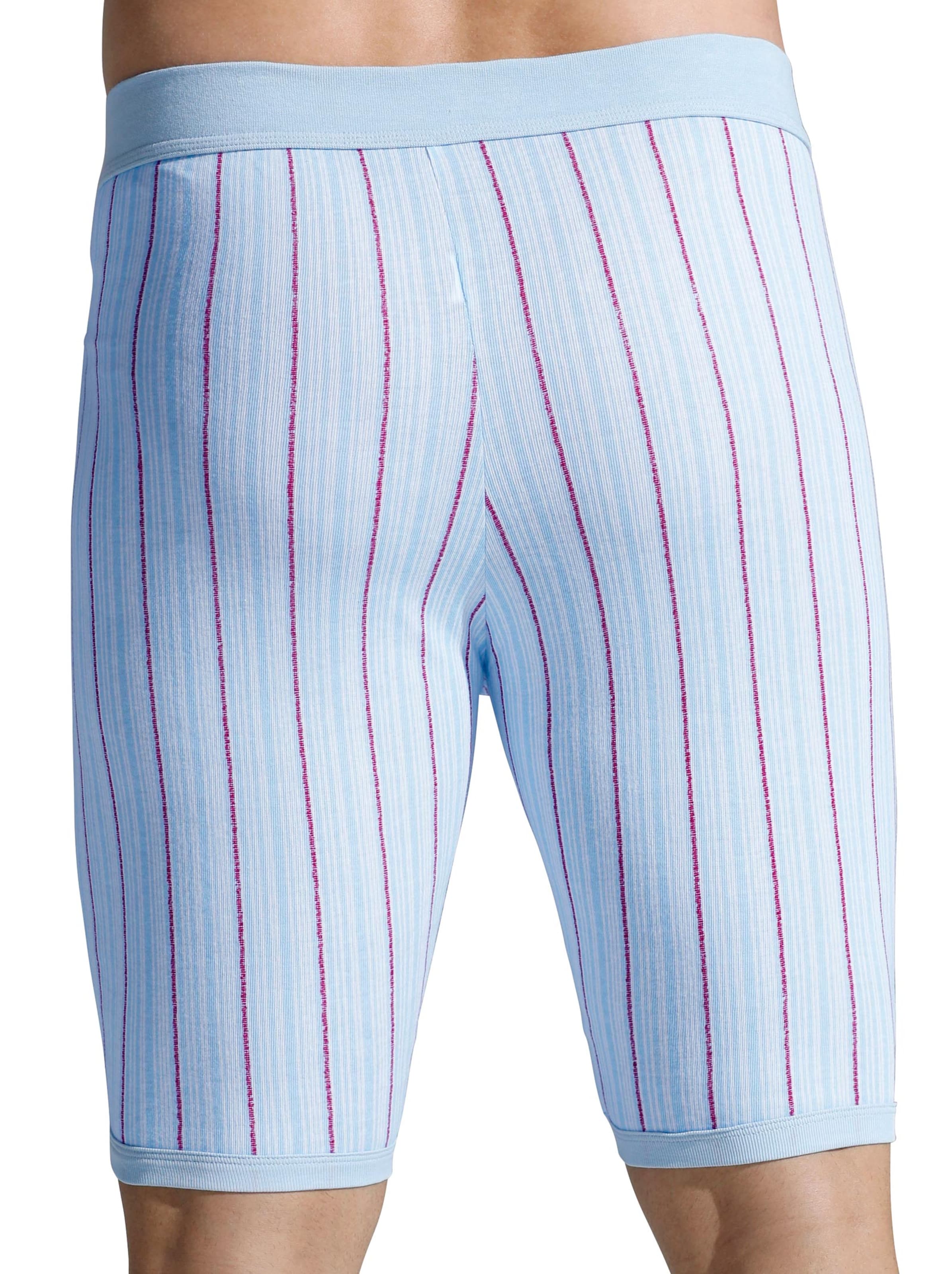 KINGsCLUB Hose knielang - hellblau-gestreift