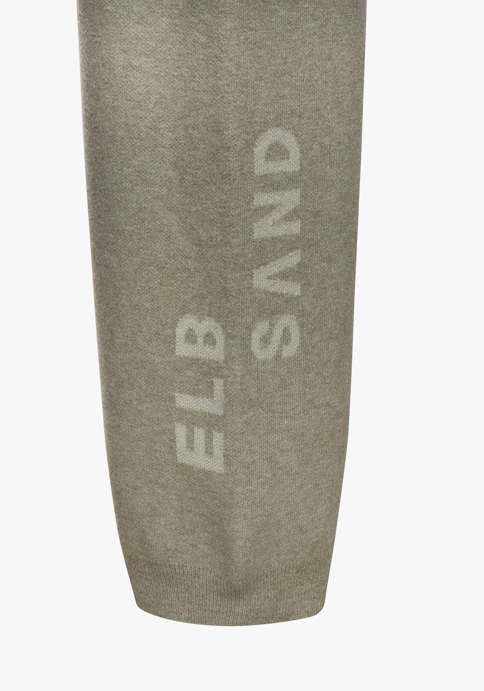 Elbsand Strickhose - oliv meliert