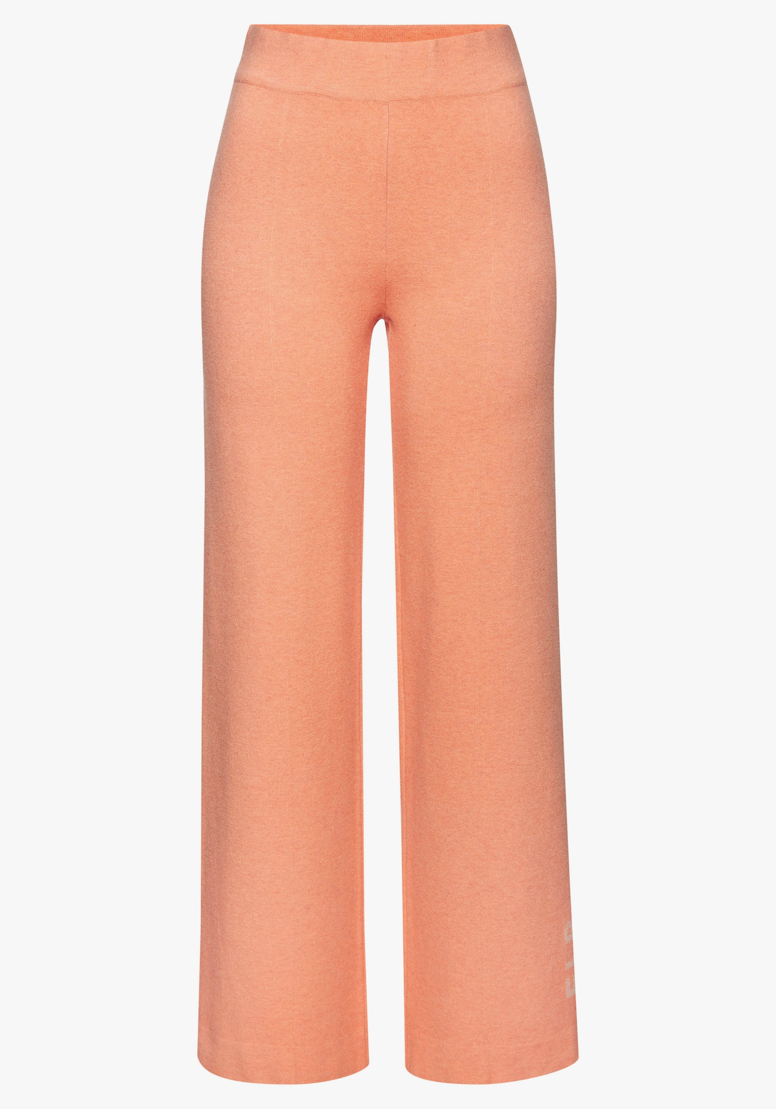 Elbsand Broek van tricot - abrikoos