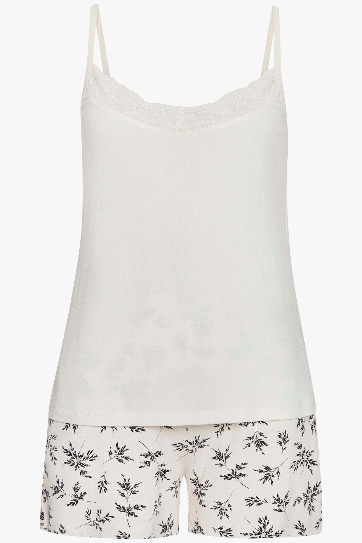Vivance Dreams Pyjama court - crème à fleurs