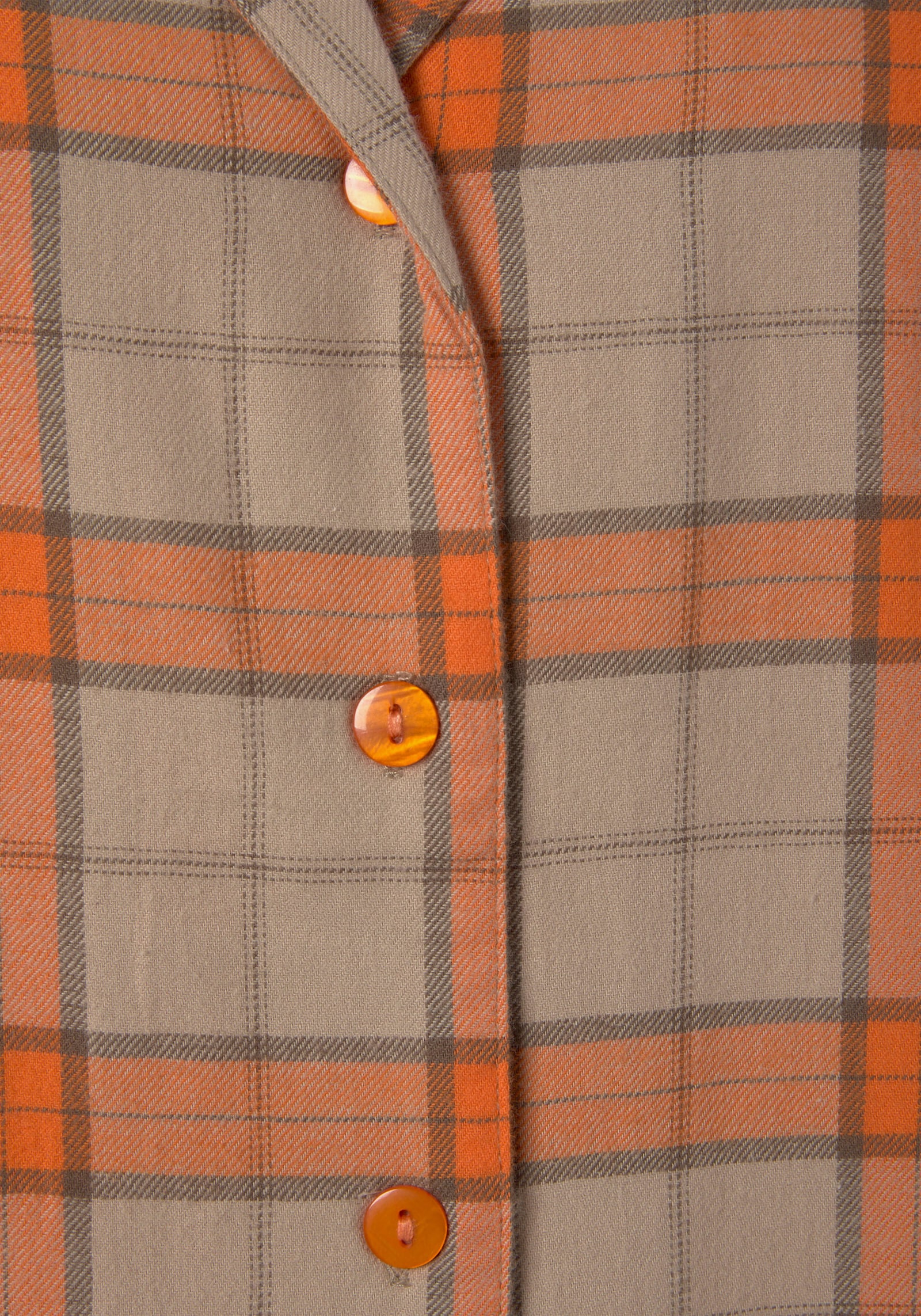 Vivance Dreams Chemise de nuit - orange-sable à carreaux