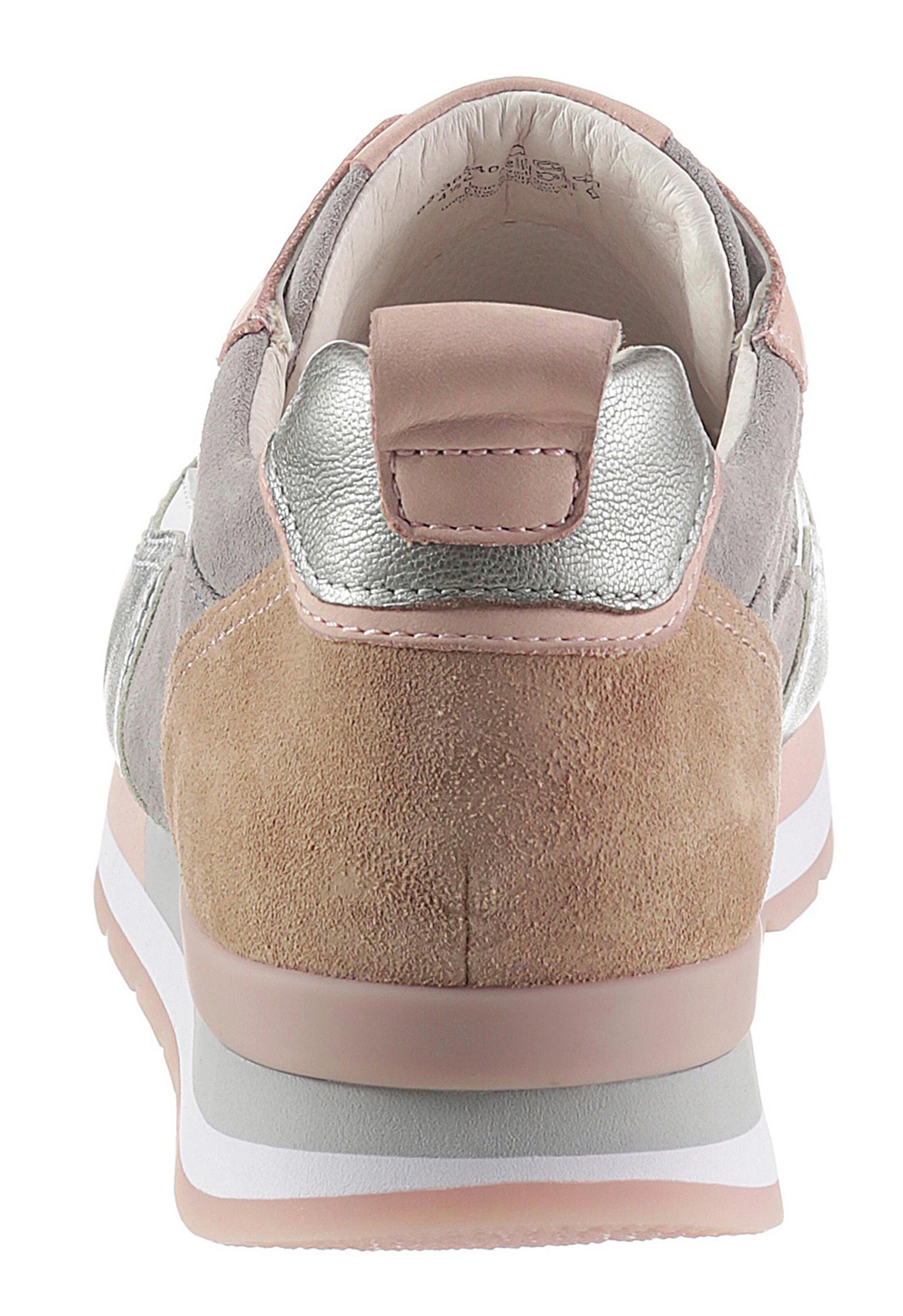 Gabor Sneakers met sleehak met contrastkleurige details - Schoenen.nl