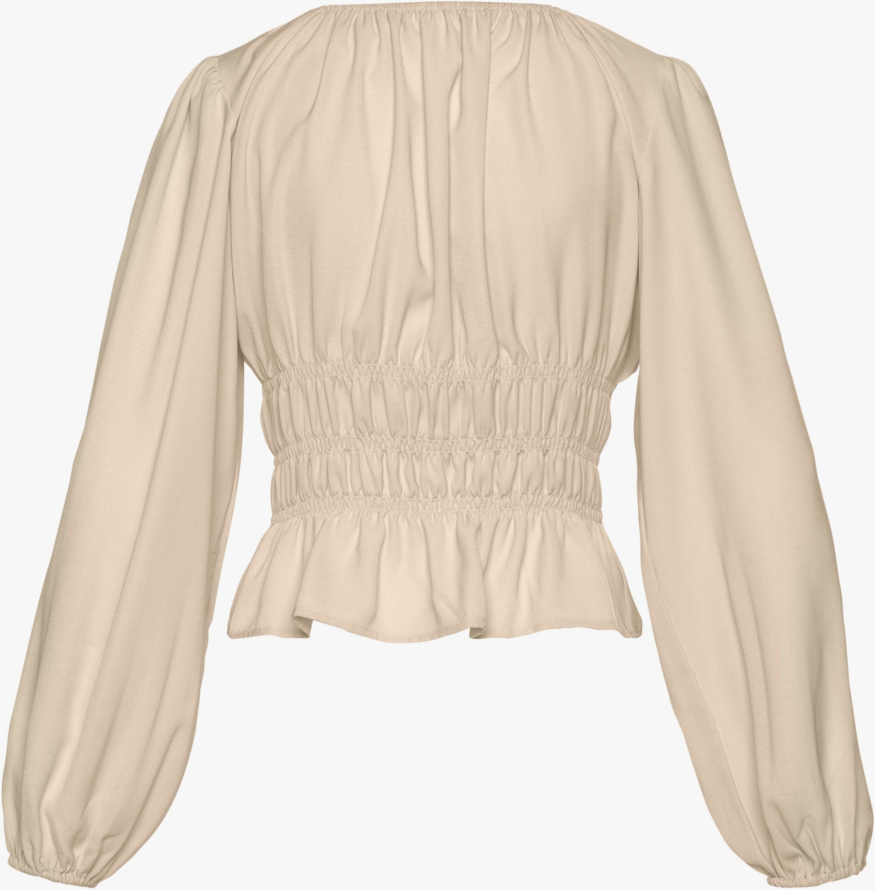 LASCANA Blouse met lange mouwen - crème