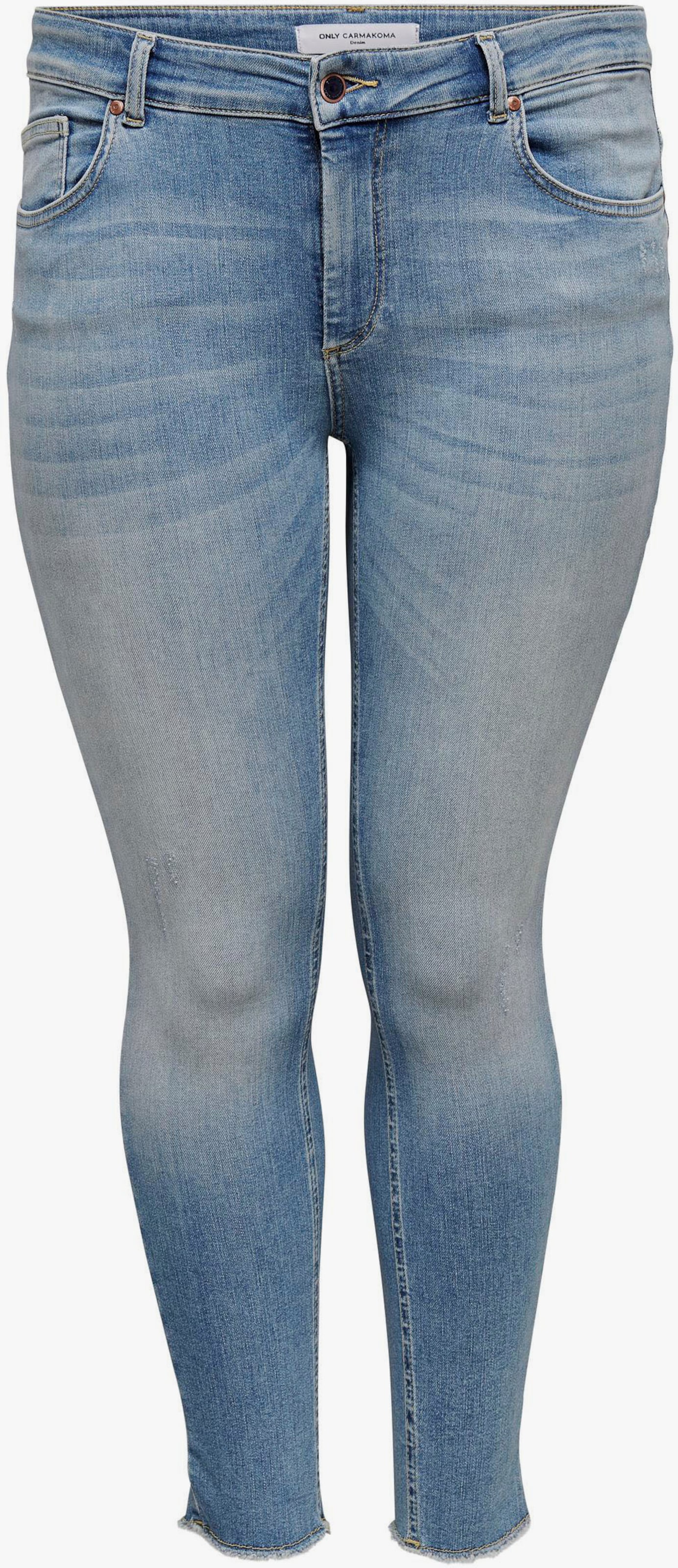 ONLY CARMAKOMA Skinny-fit-Jeans - light blue denim