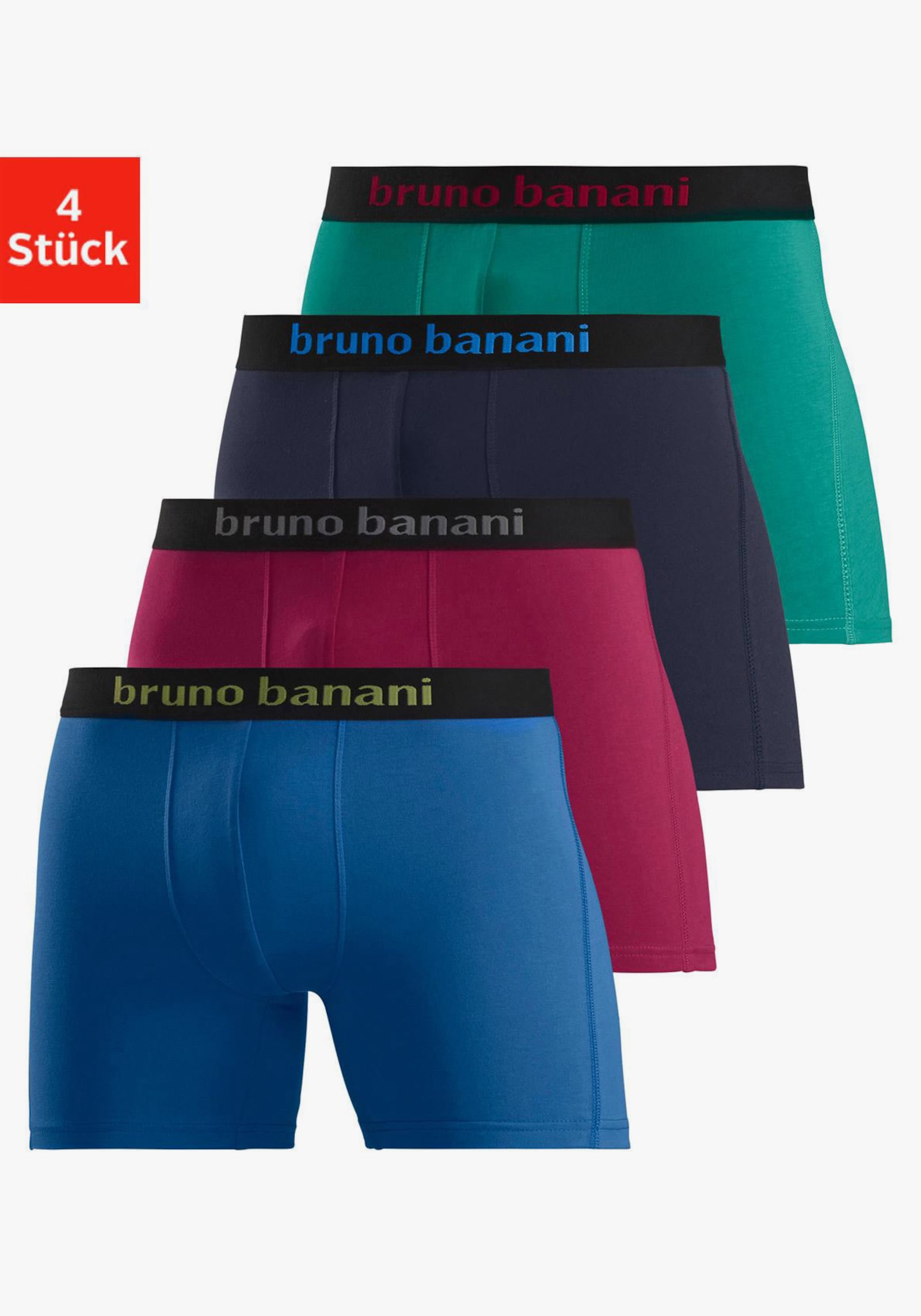 Bruno Banani Boxer - blau, rot, marine, grün