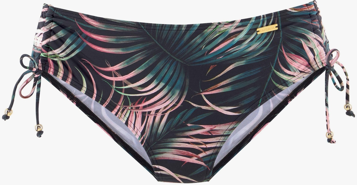 LASCANA Bas de maillot de bain - noir imprimé